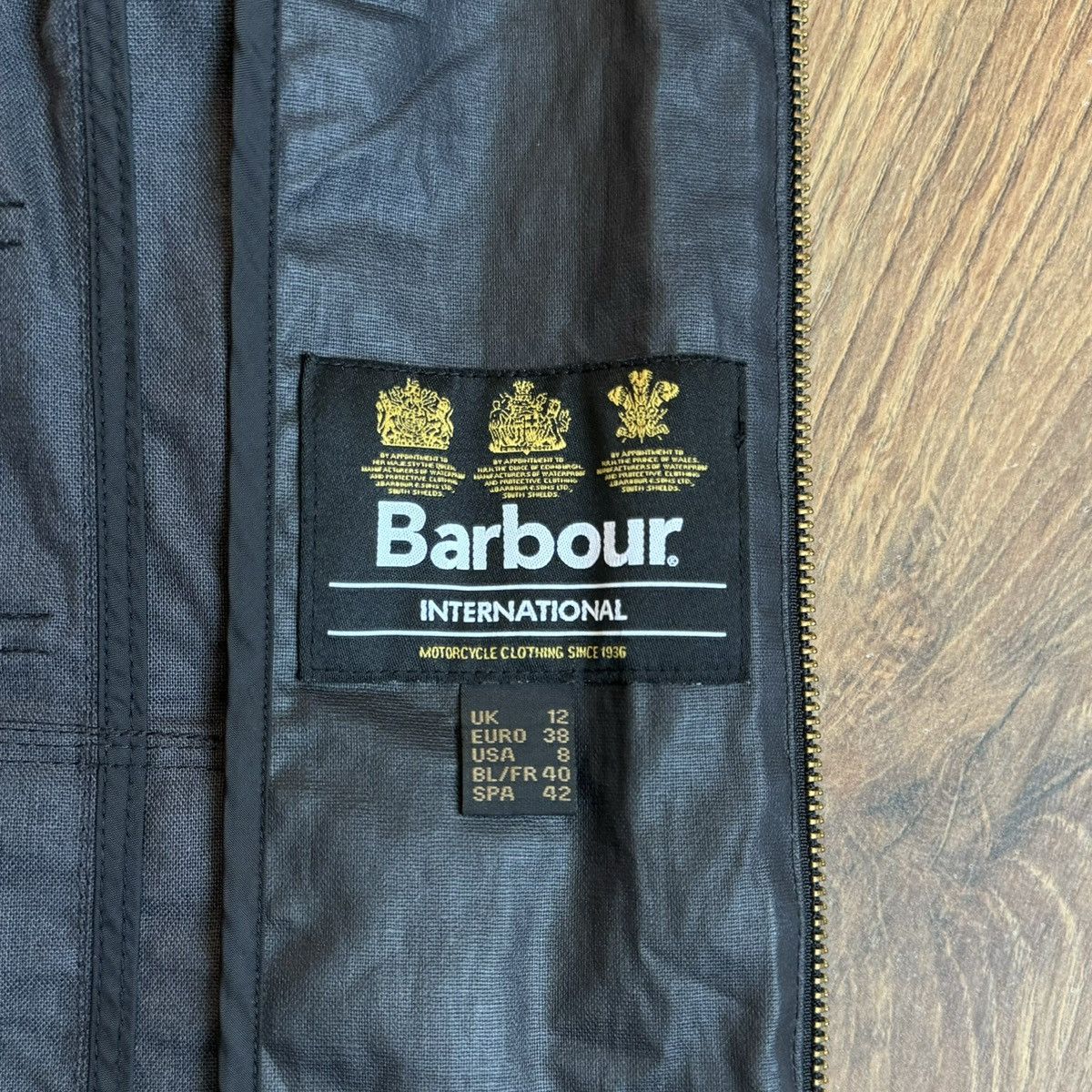 Barbour Barbour International Bearings Jacket Linen Blend Black Wmns Size M / US 6-8 / IT 42-44 - 6 Thumbnail
