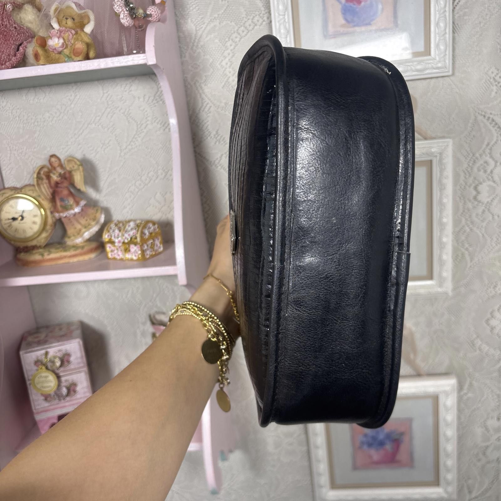 Other vintage leather hand bag with silver hardware Size ONE SIZE - 2 Thumbnail