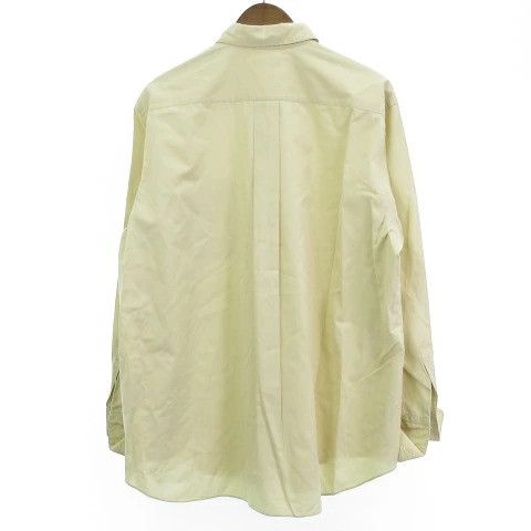 Comme des Garcons Homme Shirt Dress Cuff-type Long Sleeve Cotton Button Yellow Beige Size US L / EU 52-54 / 3 - 2 Thumbnail