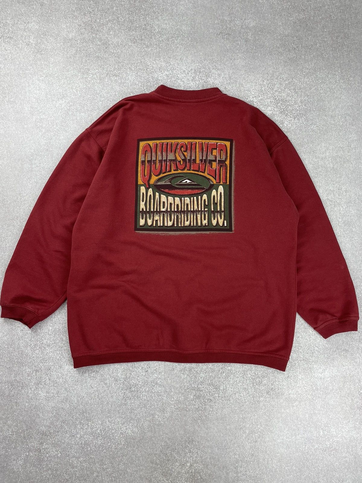 Quiksilver × Vintage Vintage Quiksilver Big Logo Surf Skate Sweatshirt Size US L / EU 52-54 / 3 - 1 Thumbnail