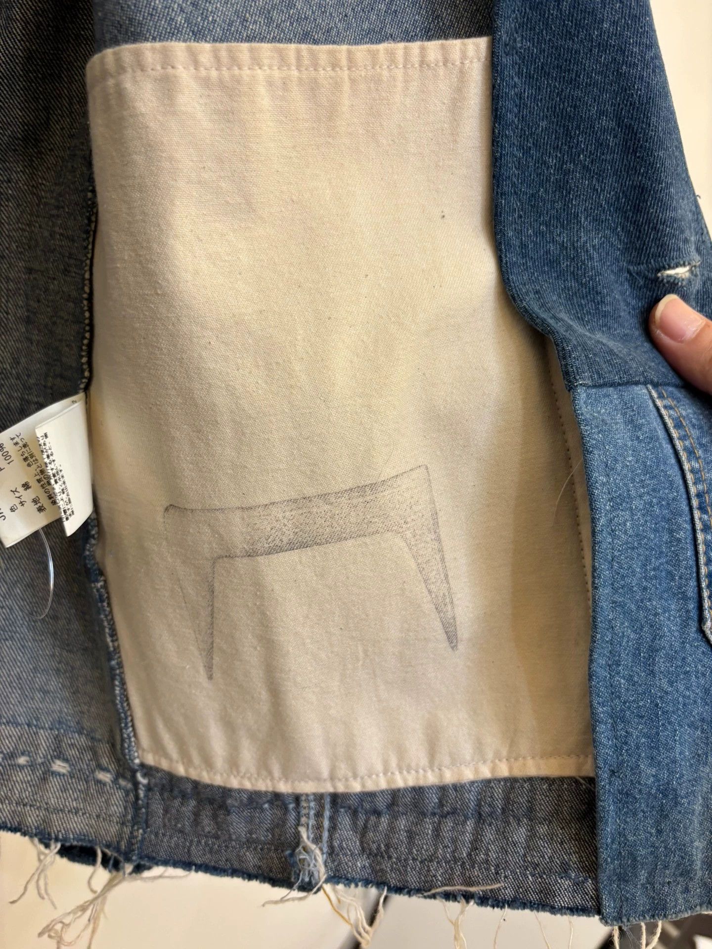Levi's Levi's Reconstructed Denim Jacket Crew Neck Adjustable Strap Size US S / EU 44-46 / 1 - 5 Thumbnail