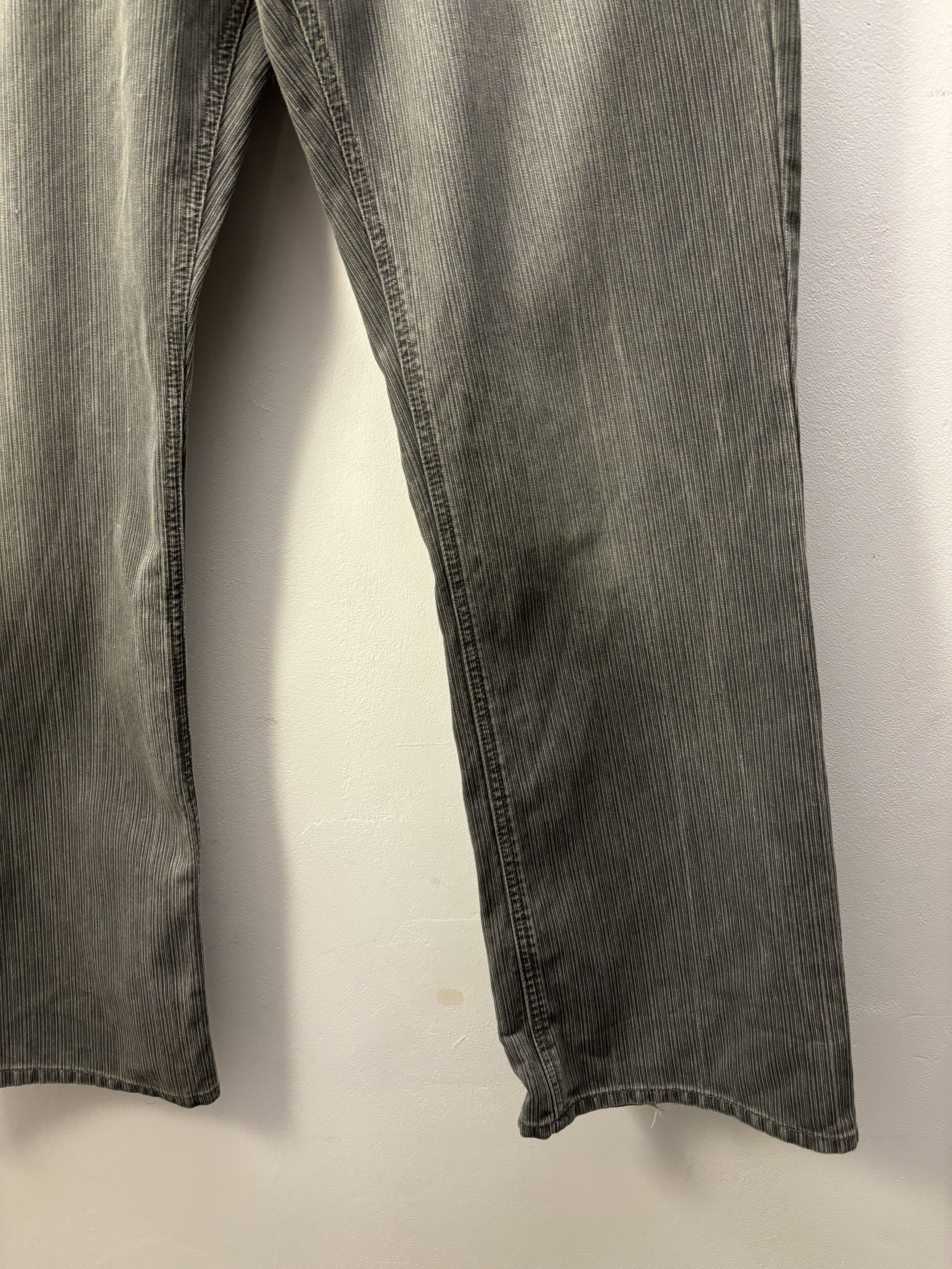 Vintage Vintage Stripped Denim Straight Pants Size US 36 / EU 52 - 5 Thumbnail