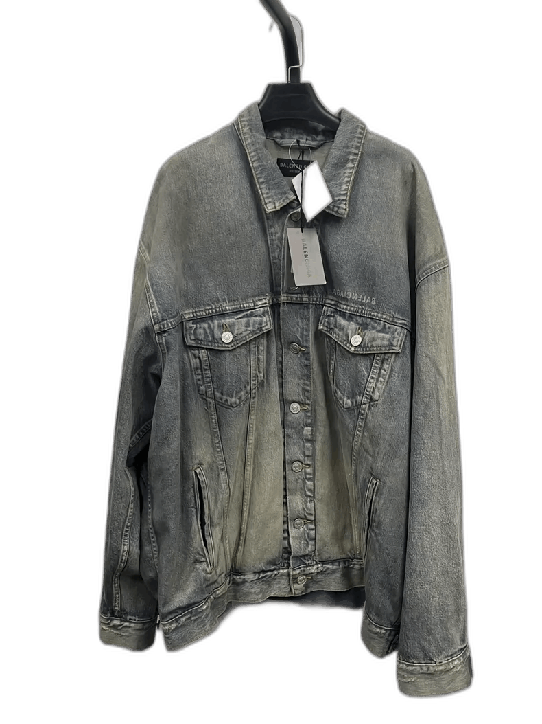 Balenciaga Balenciaga Long Sleeve Denim Jacket for Men Size US M / EU 48-50 / 2 - 1 Thumbnail