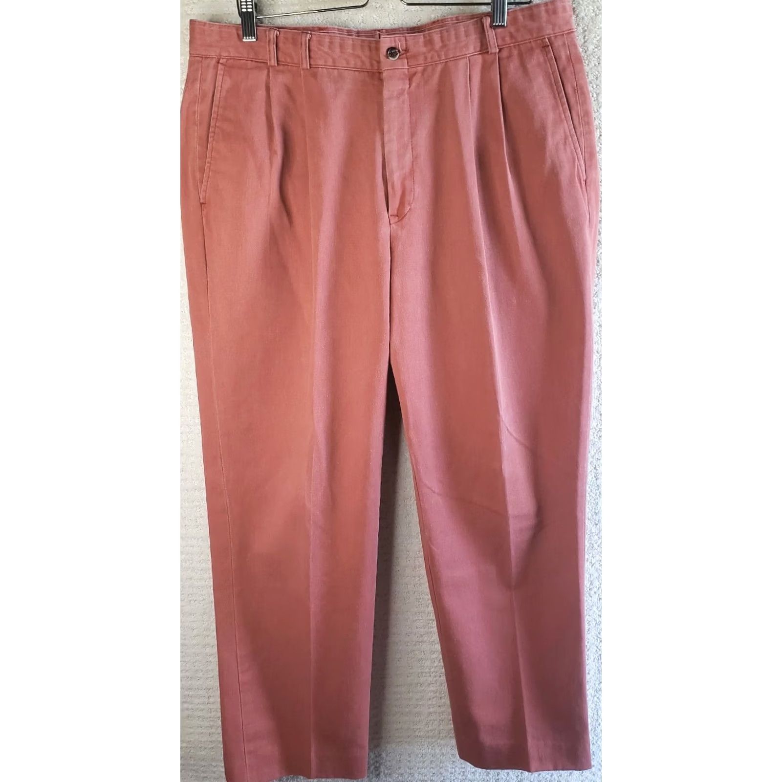 Vintage Puritan Regatta Reds Chino Pants Men's 36x32 Red Straight Regular Cotton Twill Vintage: No Size US 36 / EU 52 - 2 Thumbnail