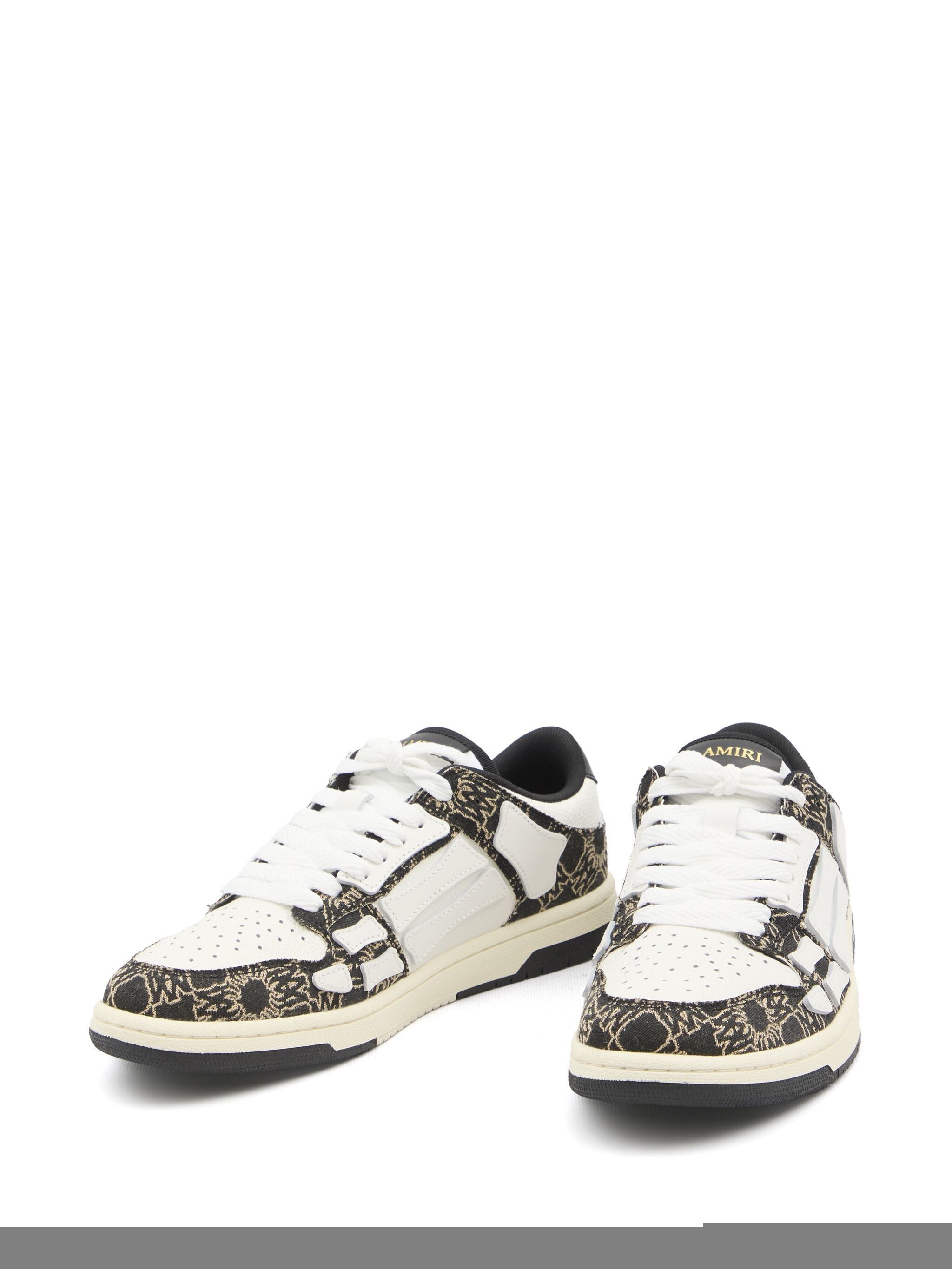 Amiri os11x0625 MA Quad Skelton Leather Sneakers in Multicolor Size US 9 / EU 42 - 2 Thumbnail
