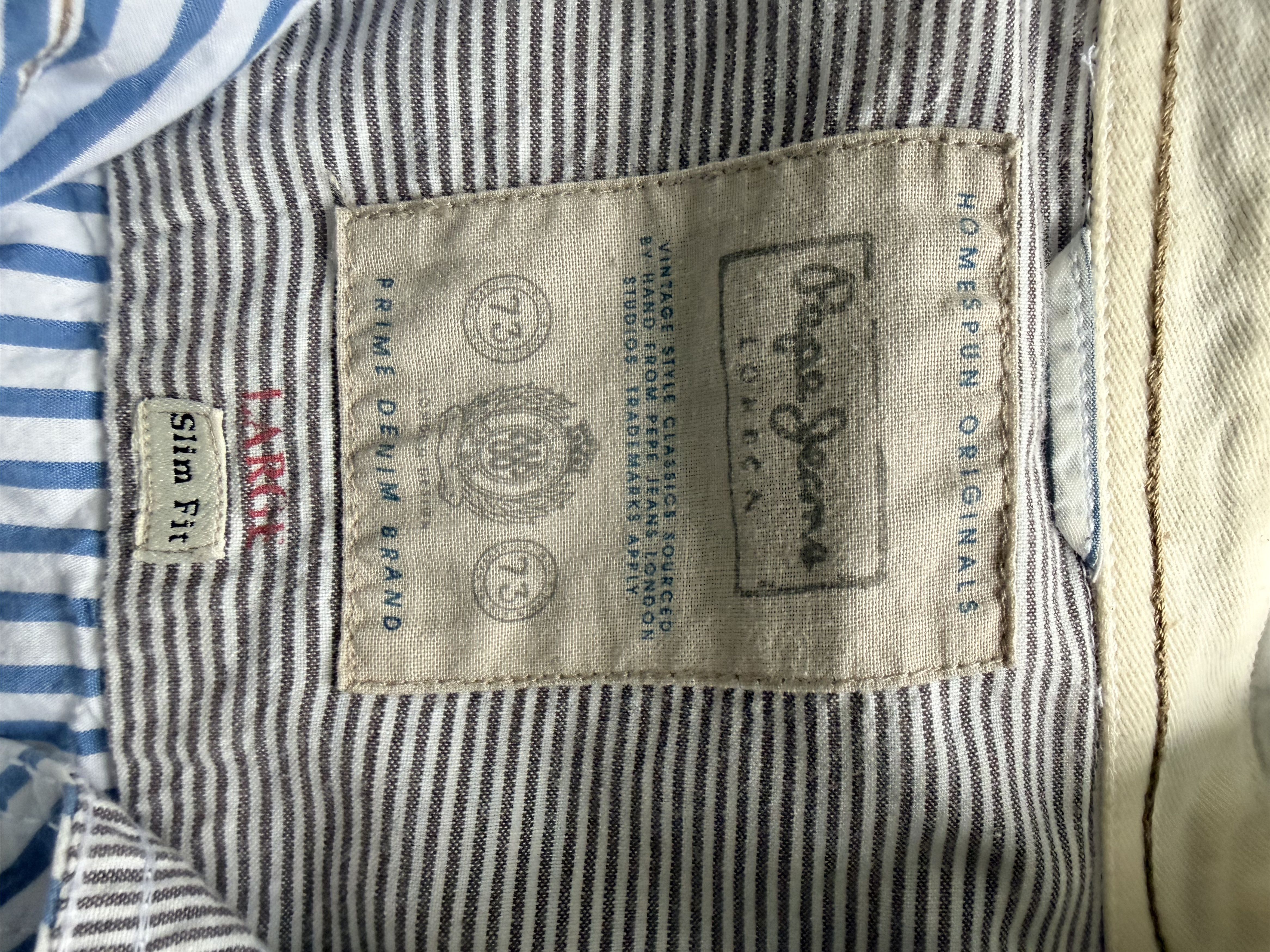 Pepe Jeans Pepe Jeans Striped Shirt Size US L / EU 52-54 / 3 - 5 Thumbnail