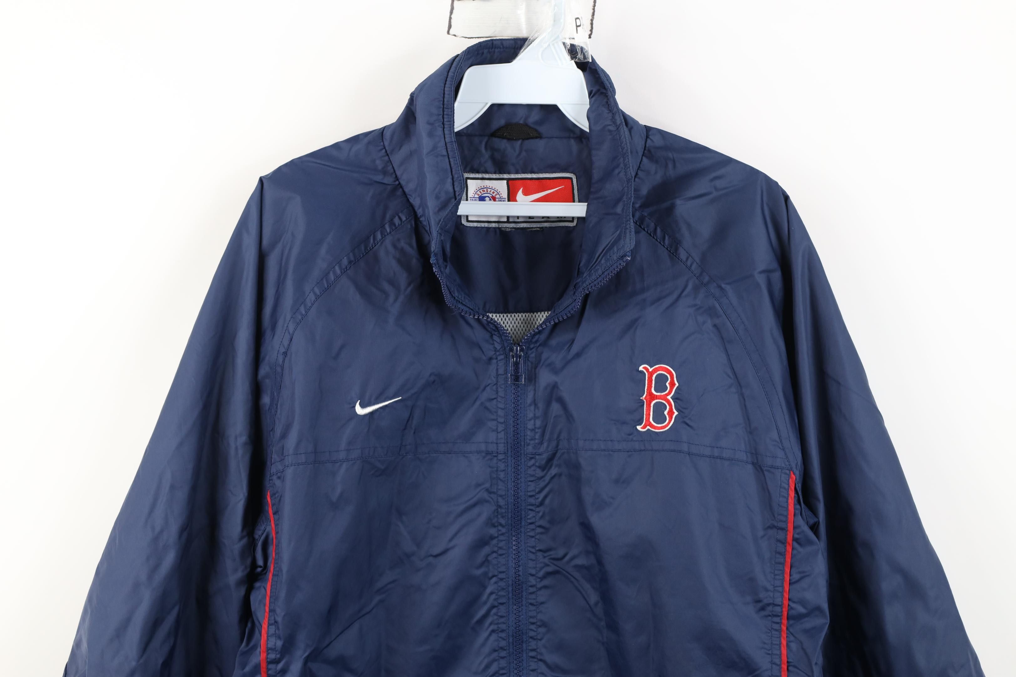 Nike Vintage Nike Mini Swoosh Boston Red Sox Windbreaker Jacket Size US S / EU 44-46 / 1 - 2 Thumbnail
