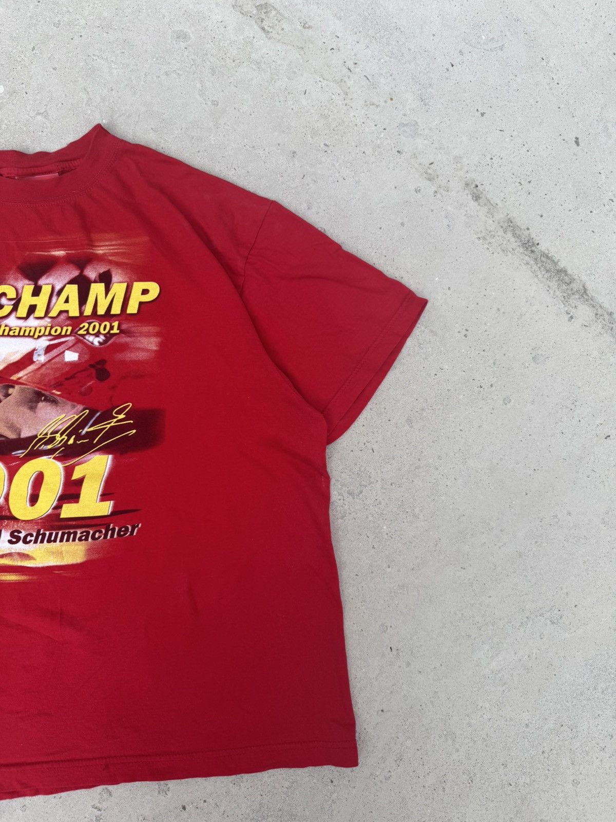 NASCAR 🏓 Rare🏓 Michael Schumaher 2001 Champion T-Shirt Size US XL / EU 56 / 4 - 4 Thumbnail