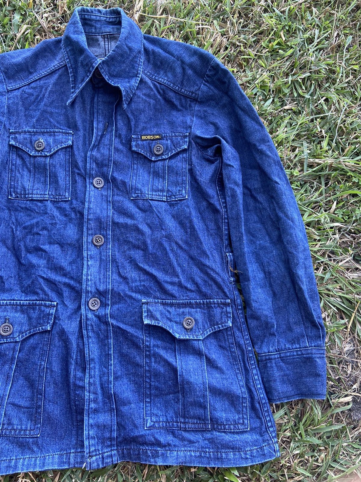 Denim & Supply Ralph Lauren × Vintage Bobson denim Jacket parka western style Size M / US 6-8 / IT 42-44 - 8 Thumbnail