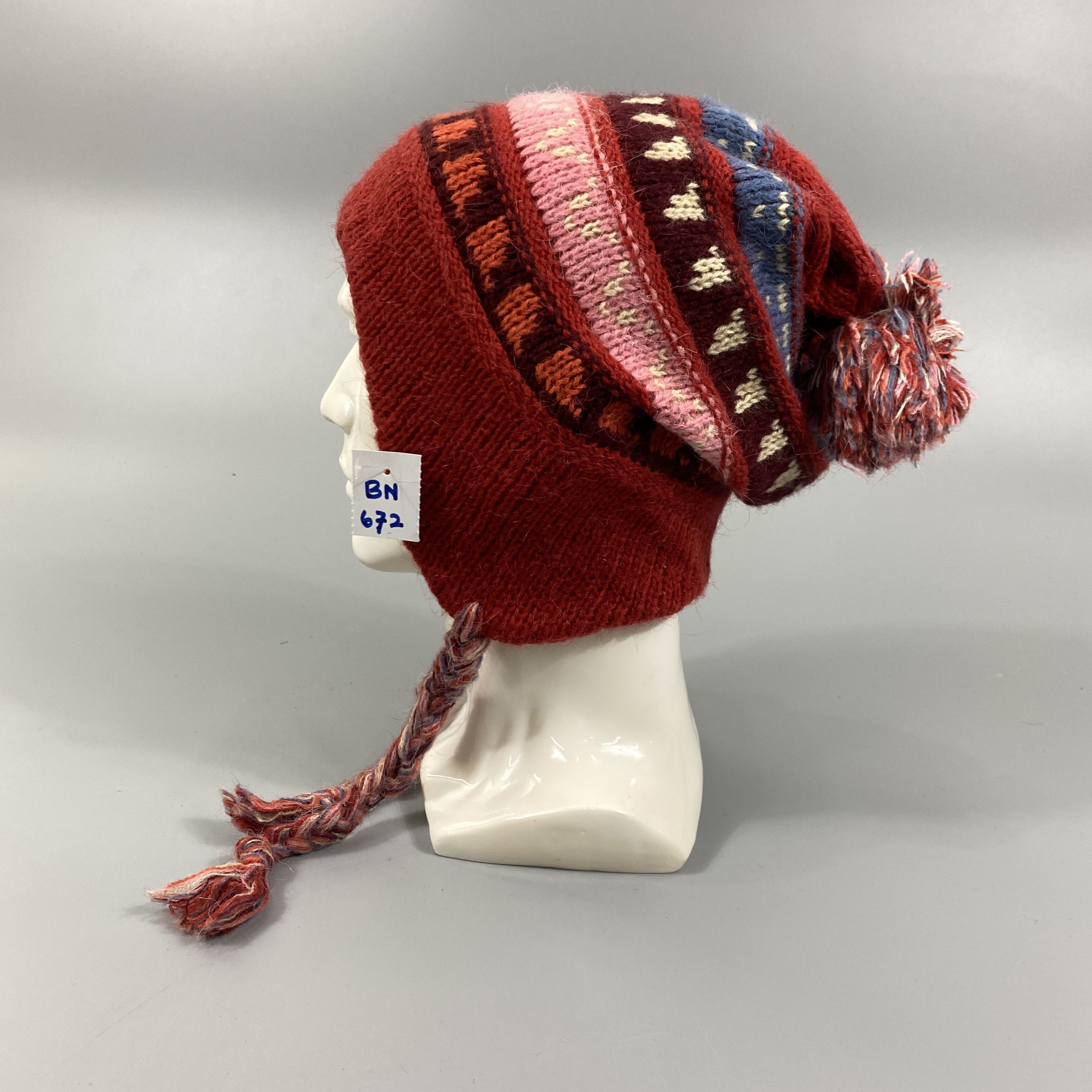 Japanese Brand Peruvian Beanie Snow Cap -BN672 Size ONE SIZE - 1 Thumbnail