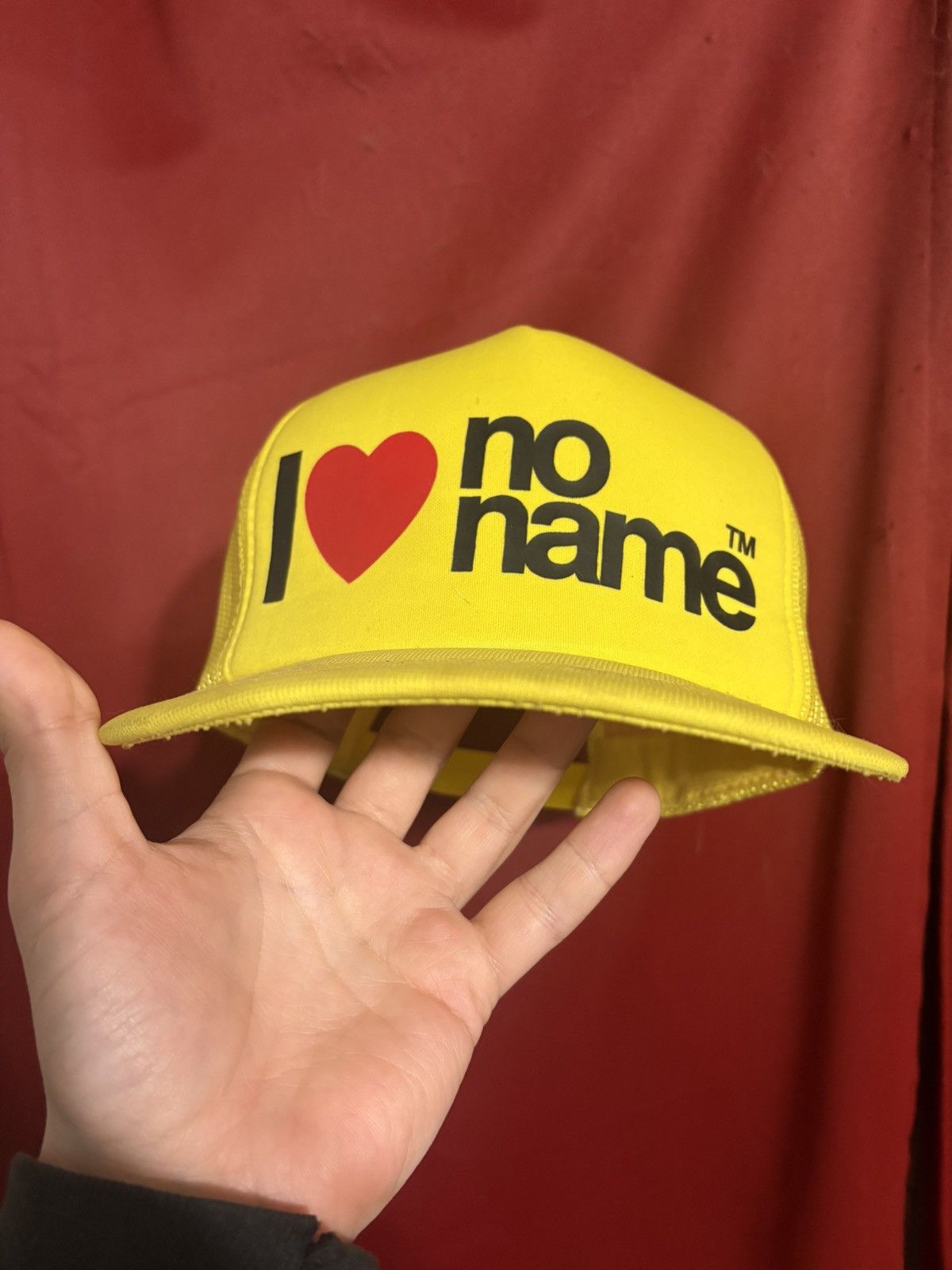 Vintage Vintage I Love No Name Trucker Hat 80’s Funny Snapback Grail Size ONE SIZE - 1 Thumbnail