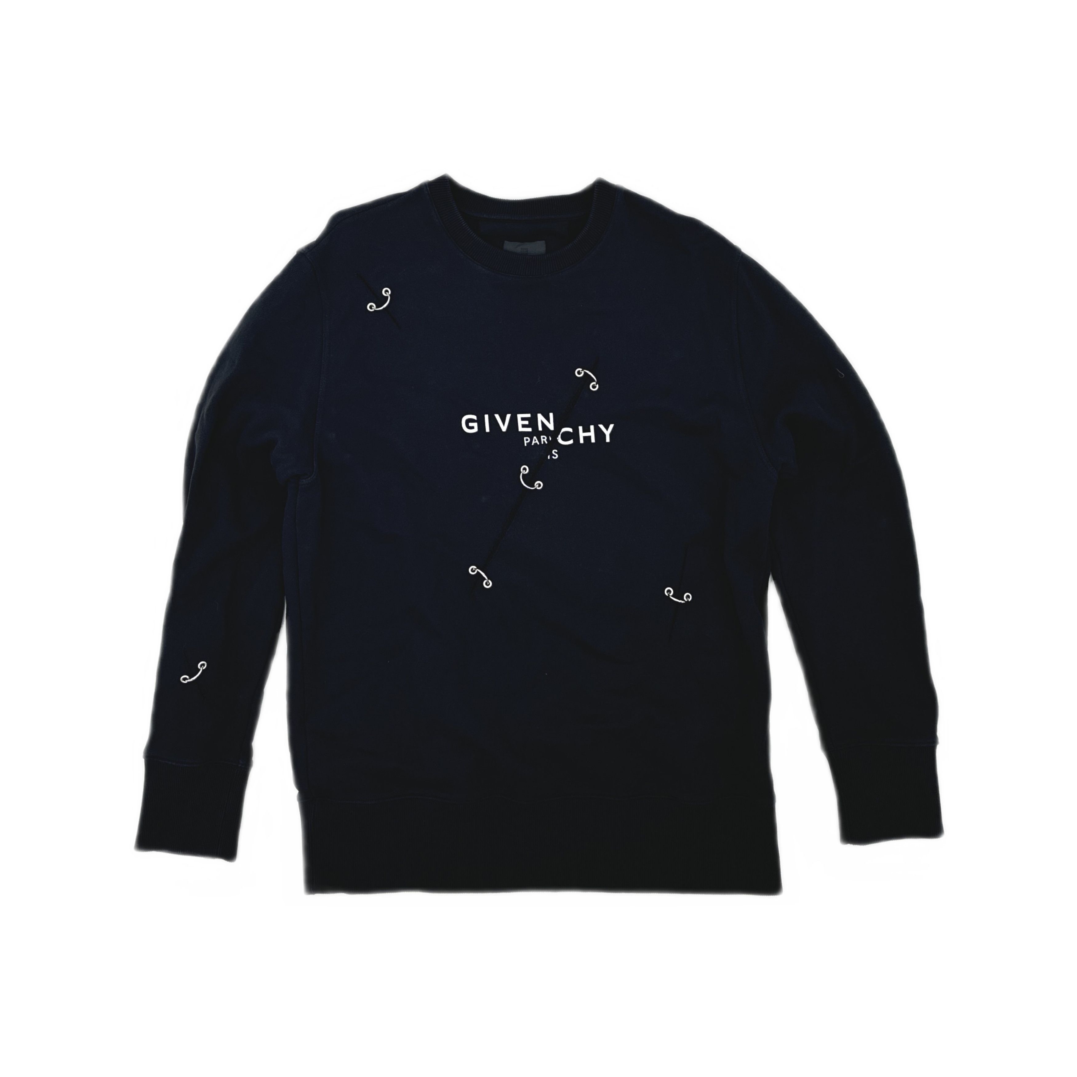 Givenchy Givenchy Logo Ring Detail Sweatshirt Size L Size US L / EU 52-54 / 3 - 1 Thumbnail