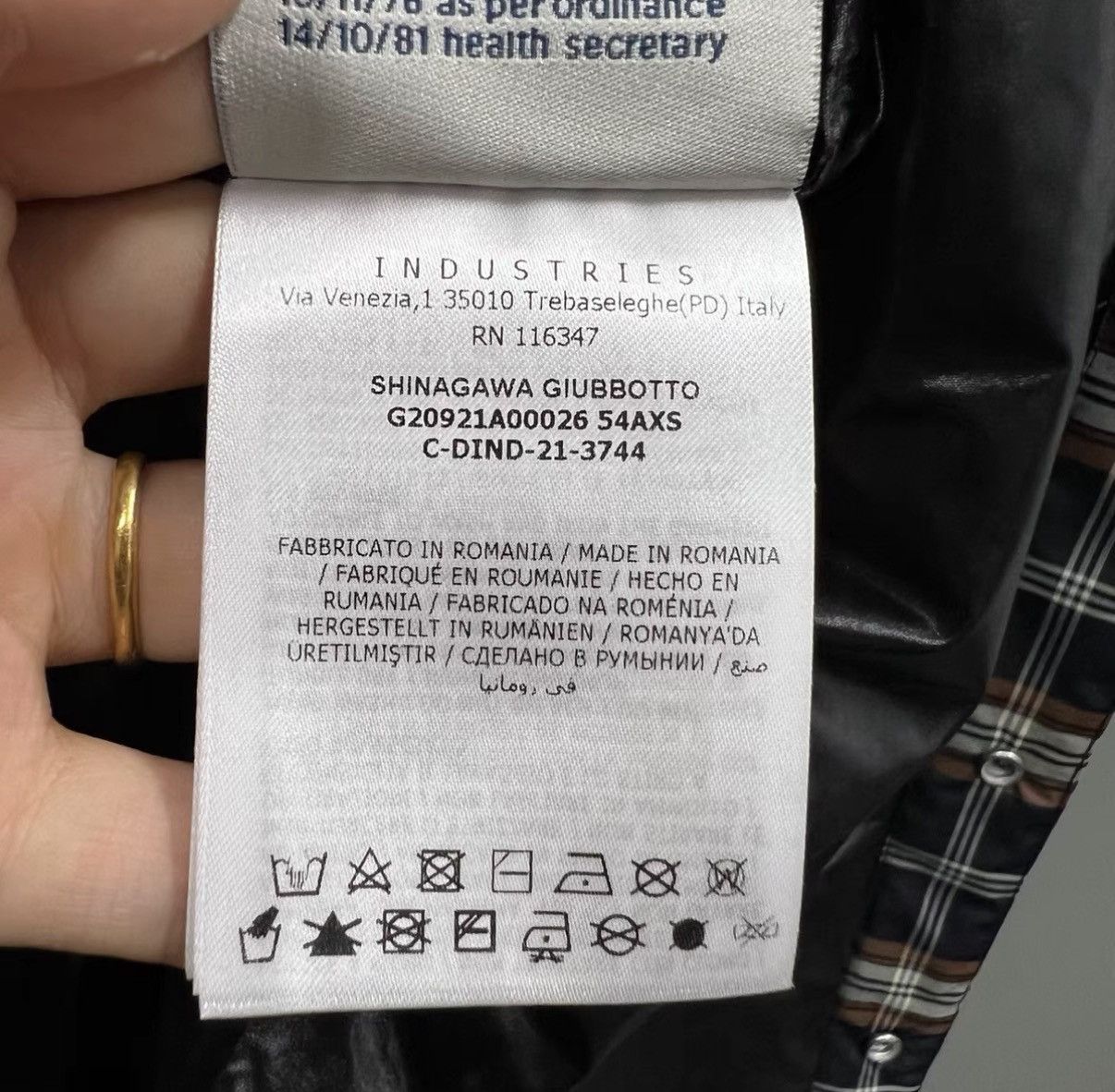 Moncler Moncler Checked Logo Embroidered Down Jacket J41 Size US M / EU 48-50 / 2 - 3 Thumbnail