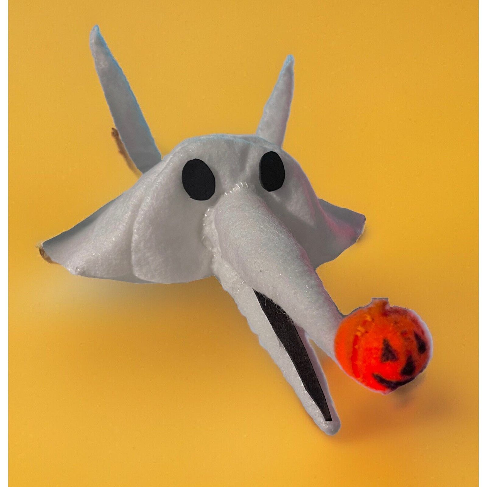 The Unbranded Brand Nightmare Before Christmas Zero Costume Hat Dog Lighted Nose Size ONE SIZE - 4 Thumbnail