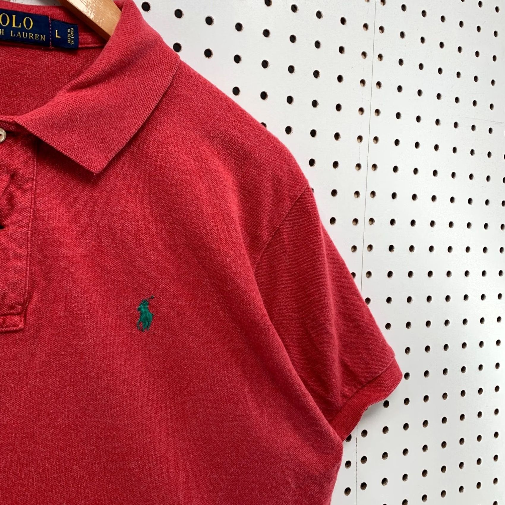 Polo Ralph Lauren Polo Ralph Lauren Red Green Pony Shirt Mens Large Casual Size US L / EU 52-54 / 3 - 7 Thumbnail