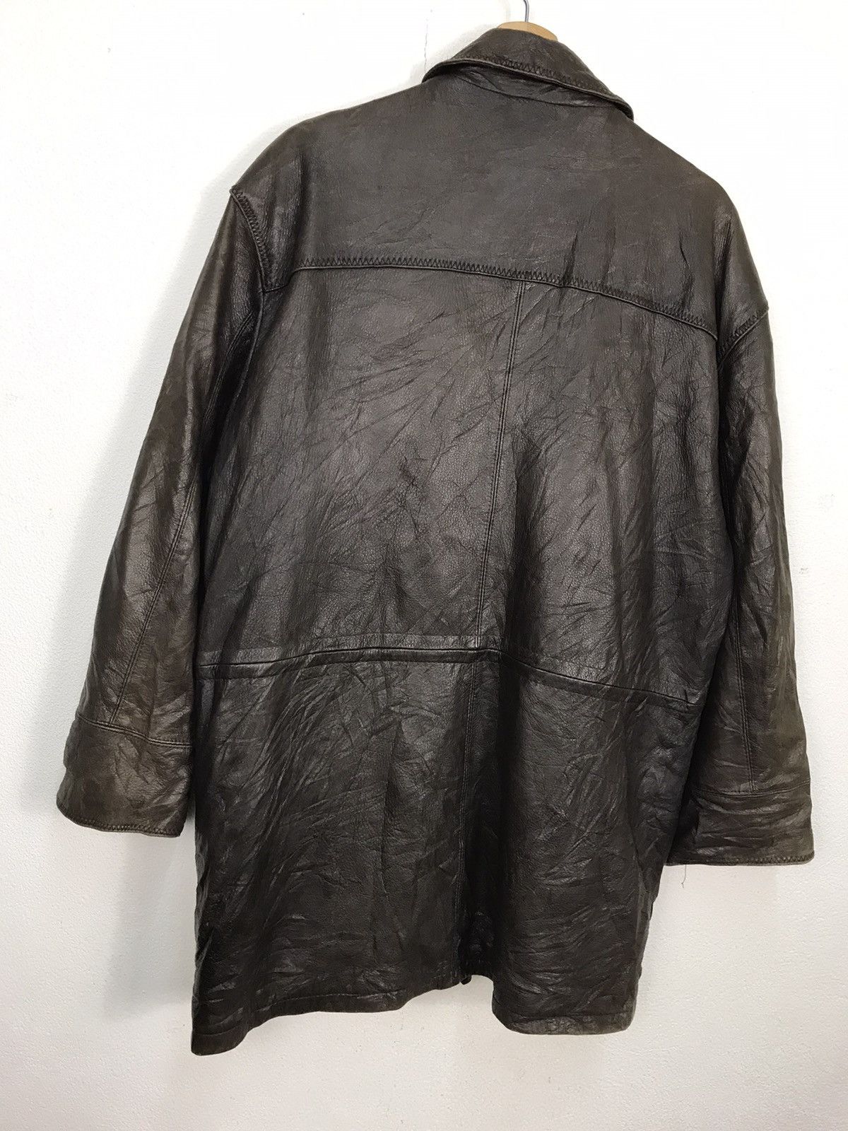 Vintage VINTAGE RED STAGE Leather Jacket Size US L / EU 52-54 / 3 - 13 Thumbnail