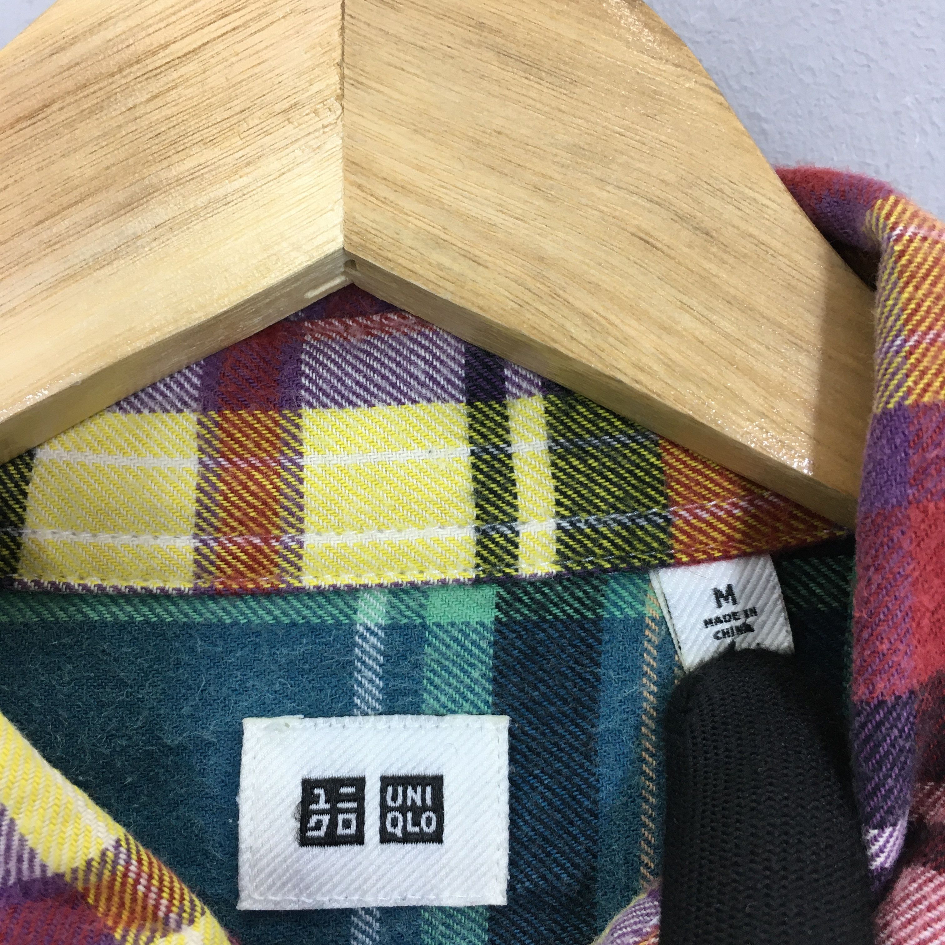 Uniqlo Patchwork Rebuild Checkered Flannel Shirt Medium Size US M / EU 48-50 / 2 - 5 Thumbnail