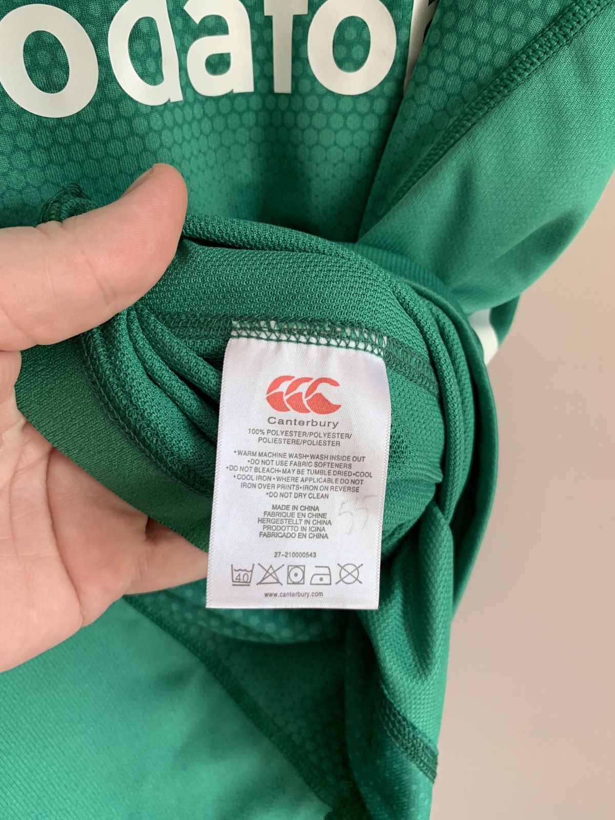 Canterbury of New Zealand Ireland Home Rugby Union Shirt Canterbury Jersey Size L Size US L / EU 52-54 / 3 - 10 Thumbnail