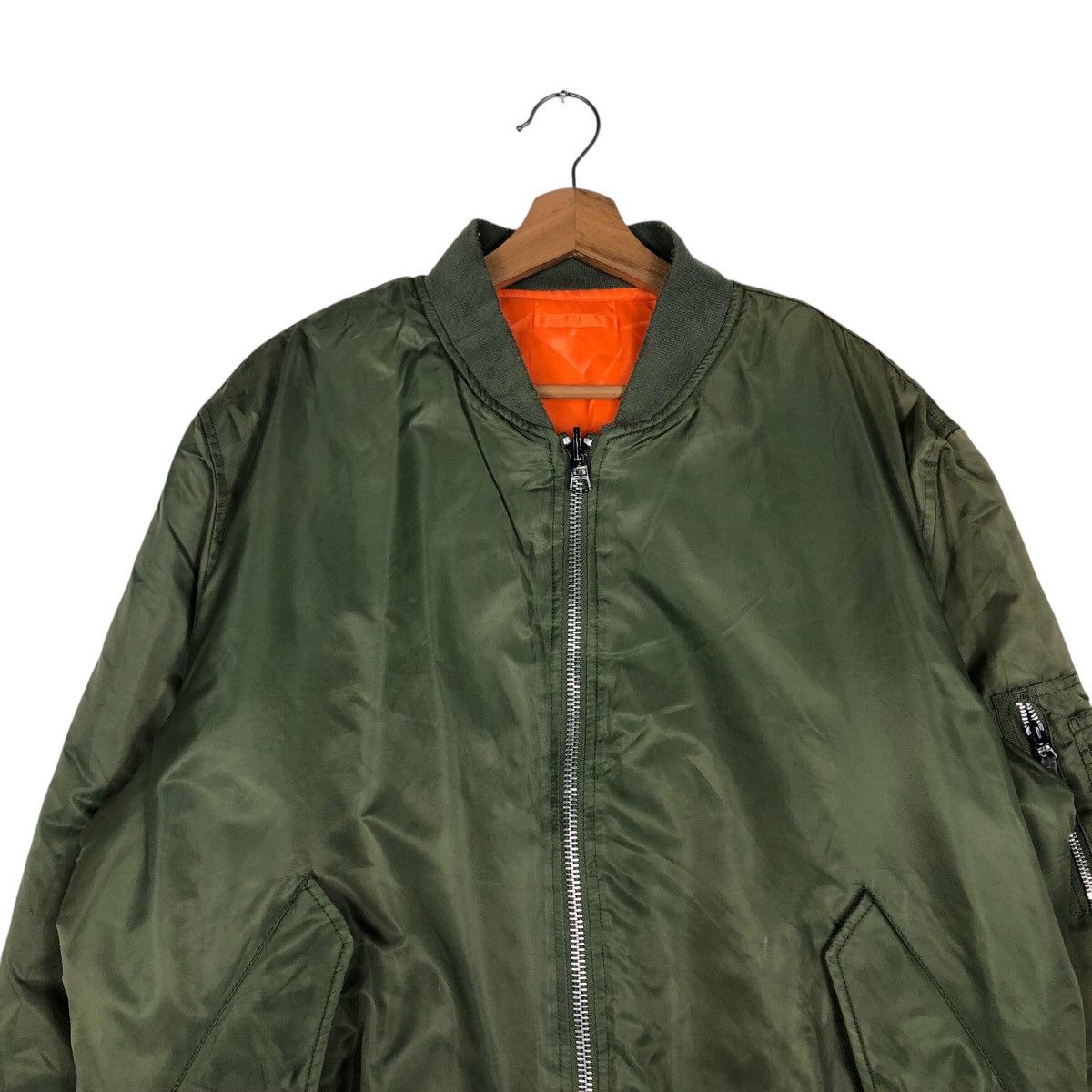 Japanese Brand 📌Vintage Bomber Jacket Reversible Knox Armory Ma-1 Design Size US M / EU 48-50 / 2 - 4 Thumbnail
