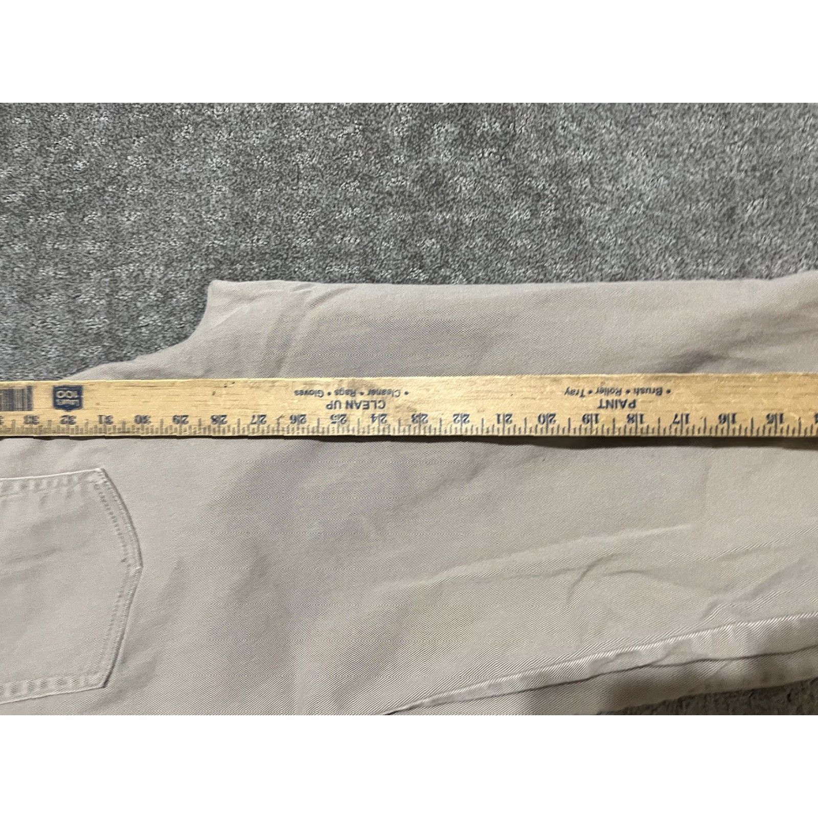 Gloria Vanderbilt VINTAGE Gloria Vanderbilt Amanda Jeans Women 12 Khaki Beige Tapered Slimming Stretch 28in Inseam Womens Size 34" / US 12 / IT 48 - 6 Thumbnail