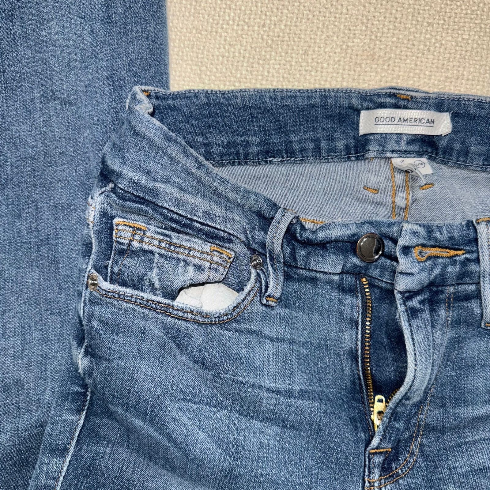 Good American Good American Flare Jeans | Sz 2/26 Size 26" / US 2 / IT 38 - 4 Thumbnail