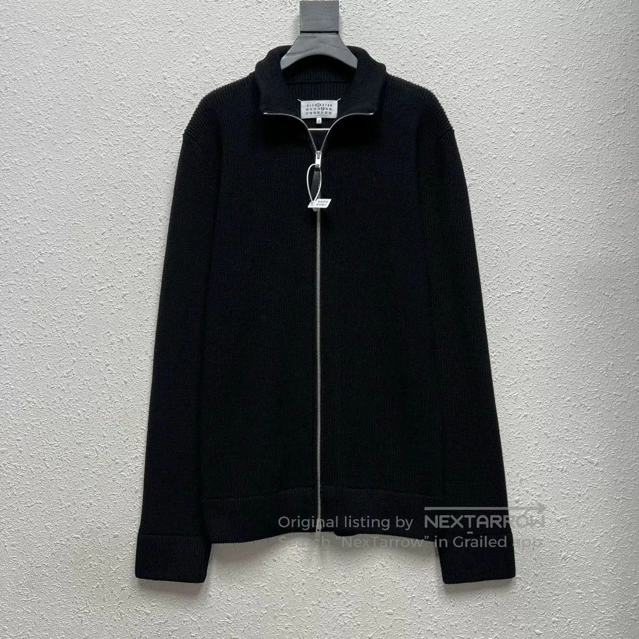 Maison Margiela Maison Margiela Black Zip Sweater Coat. Size US L / EU 52-54 / 3 - 1 Thumbnail