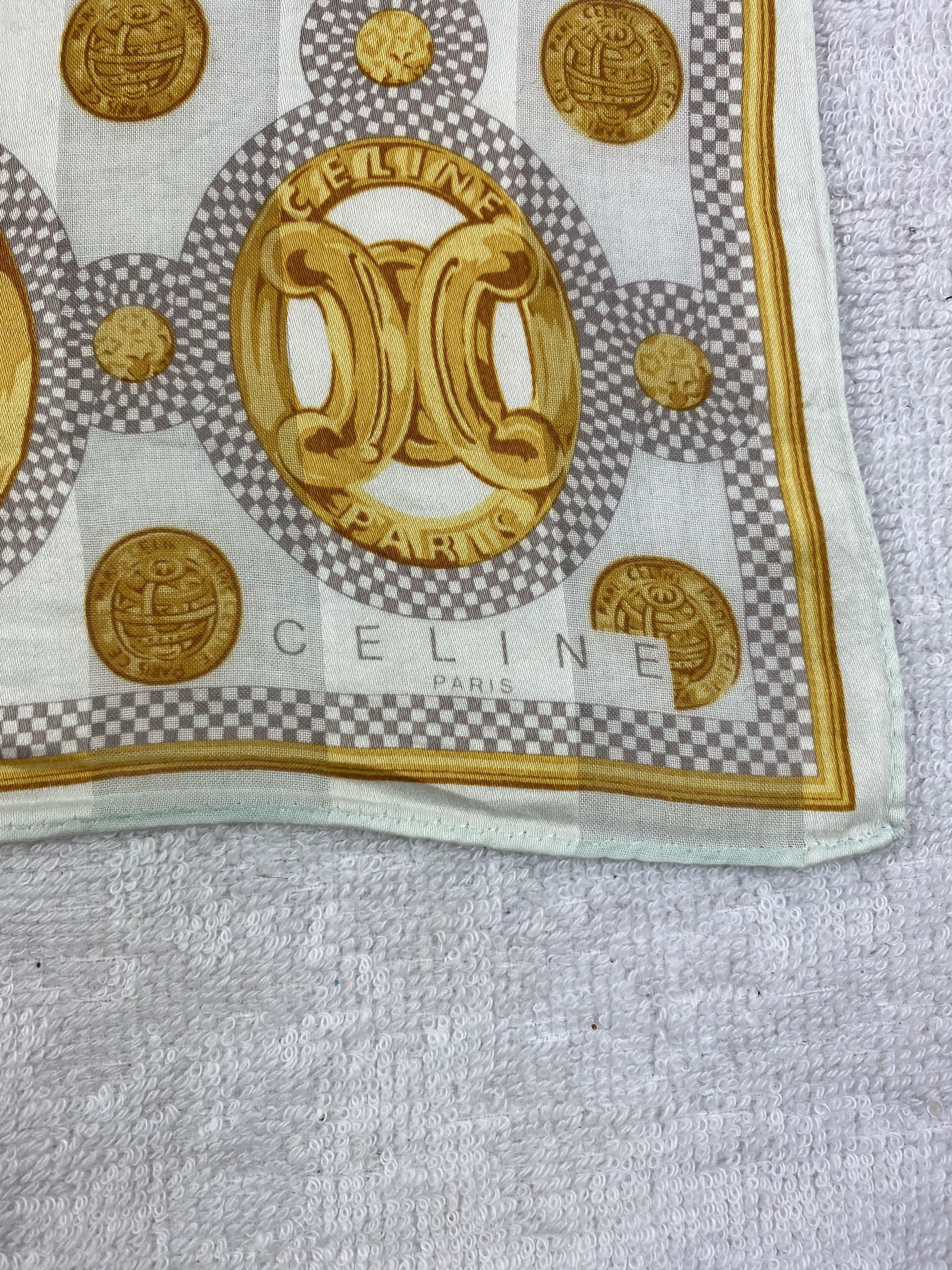 Celine Celine Monogram Handkerchief / Bandana / Neckerchief Size ONE SIZE - 5 Thumbnail