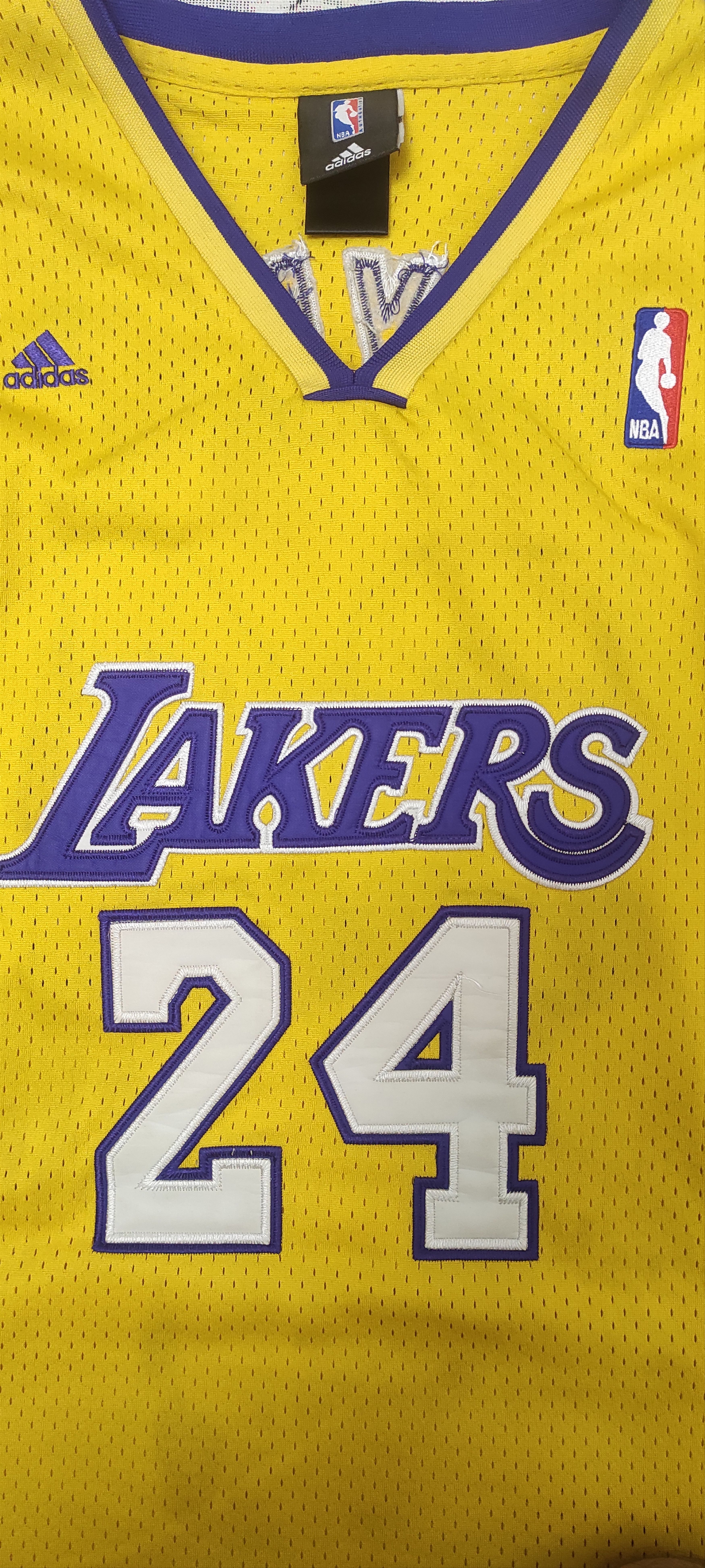 Adidas Kobe Bryant Los Angeles Lakers JERSEY Size US XL / EU 56 / 4 - 4 Thumbnail