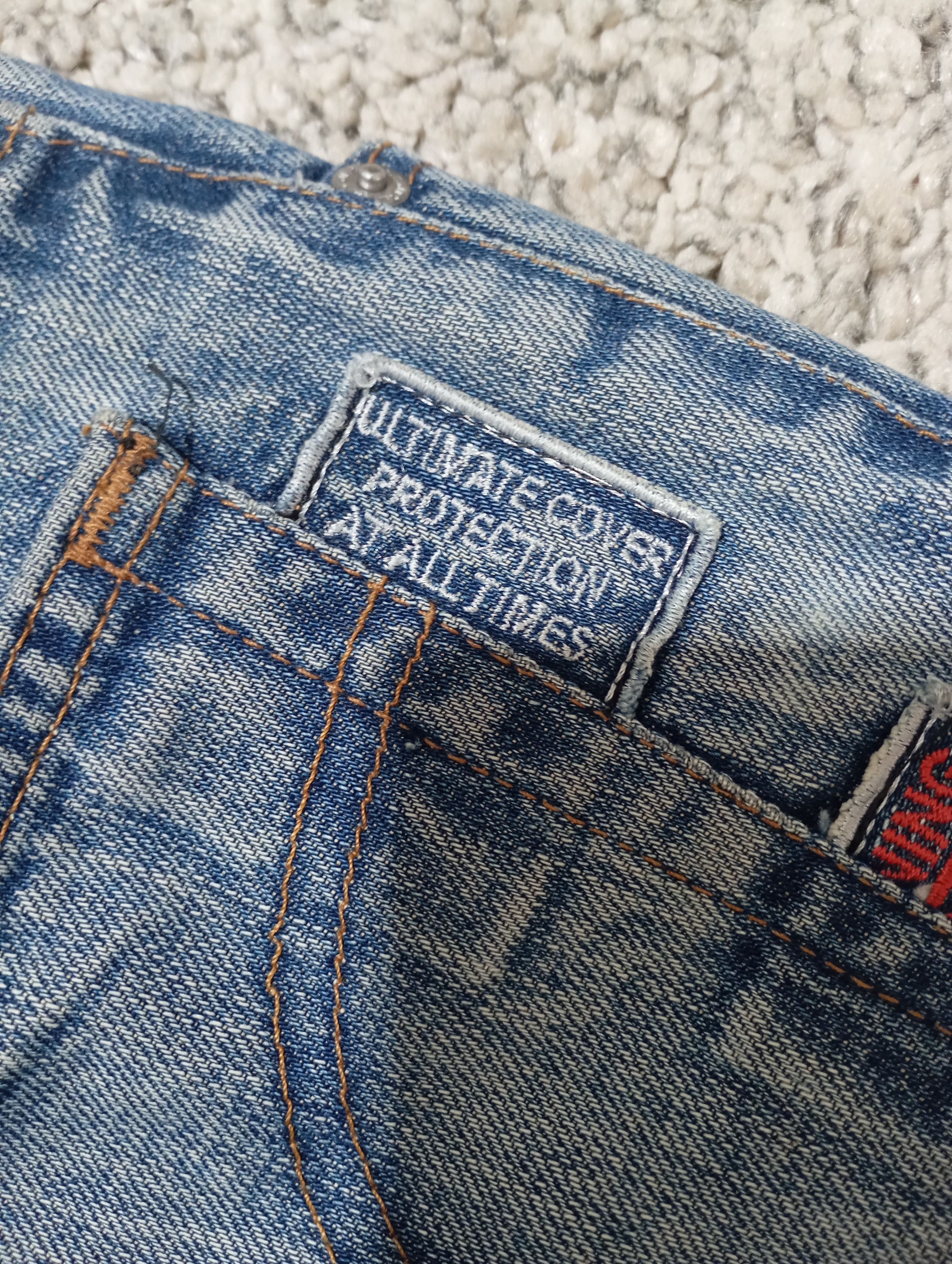 Vintage Cover USA Marins Multi Pockets Patched Denim Pants Size US 31 - 14 Thumbnail