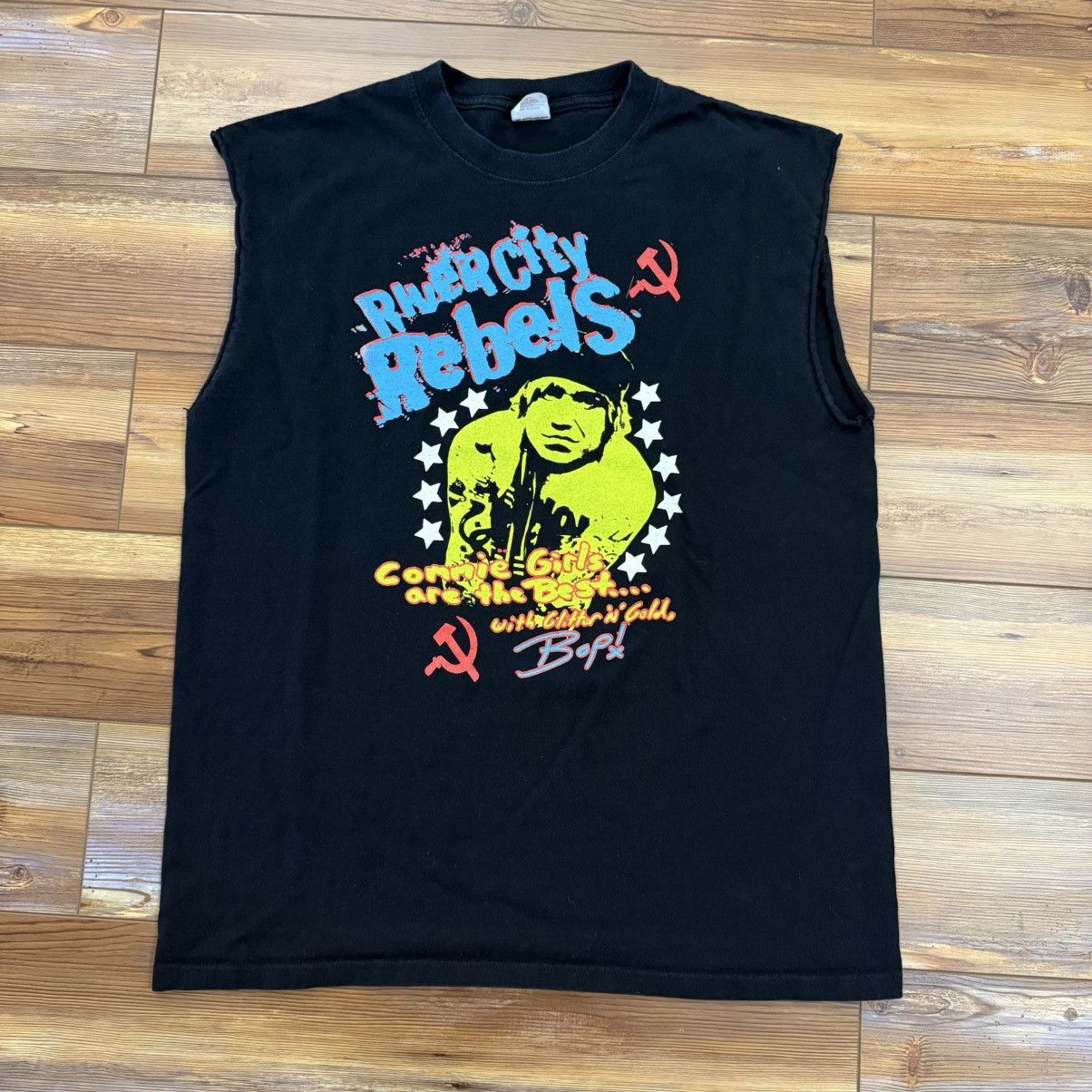 Other Vintage River City Rebels Communist Girls Black Tank Top Size US L / EU 52-54 / 3 - 1 Thumbnail