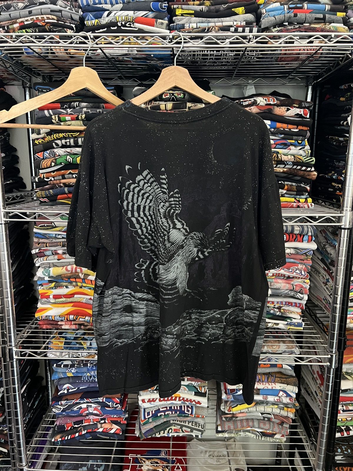 Habitat 90s Nature AOP Eagle Sunrise Sportswear Single Stitch Tee Size US XL / EU 56 / 4 - 2 Thumbnail