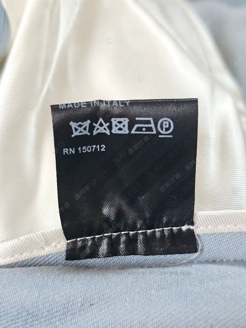 Amiri Amiri Blue double-breasted suit jacket Size US L / EU 52-54 / 3 - 8 Thumbnail