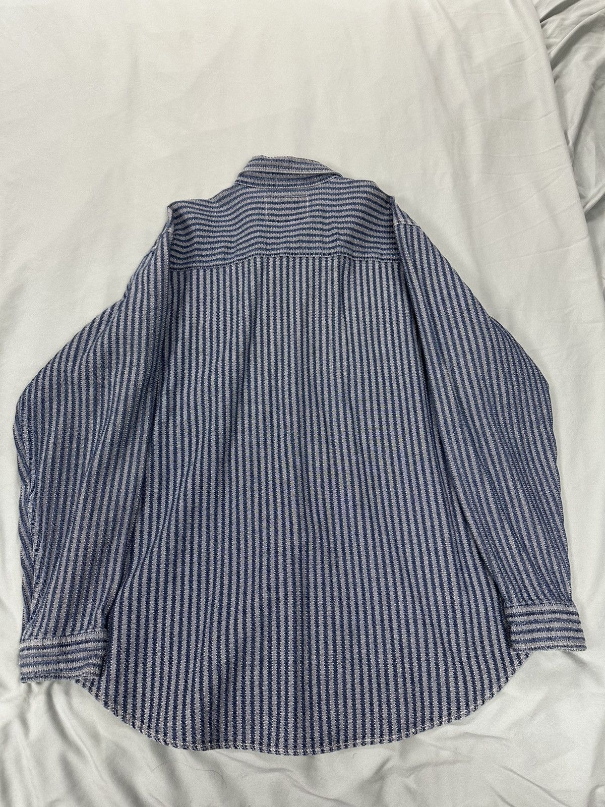 Levi's Vinatage Blue Levi striped shirt Size US L / EU 52-54 / 3 - 2 Thumbnail