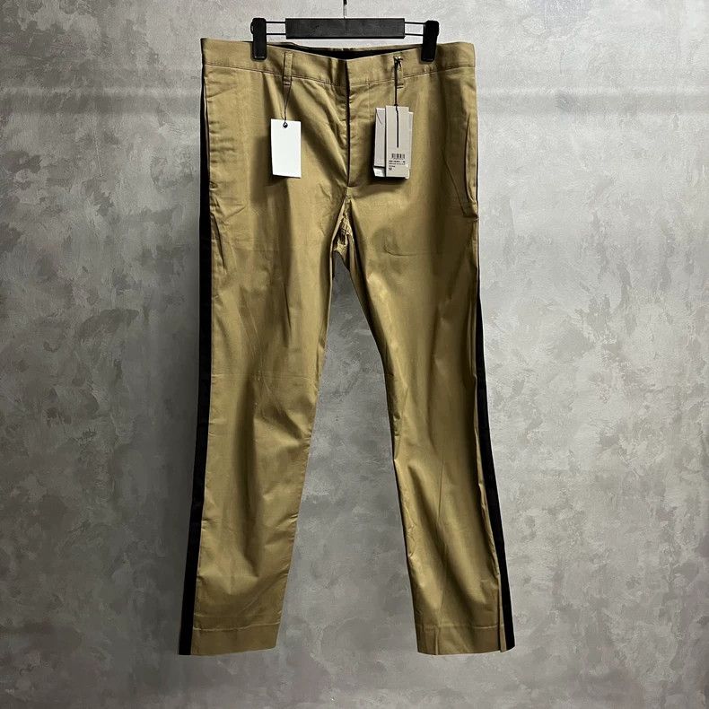 Dior Dior Khaki side stripe slim cut casual pants 2501-Nextarrow Size US 34 / EU 50 - 1 Thumbnail