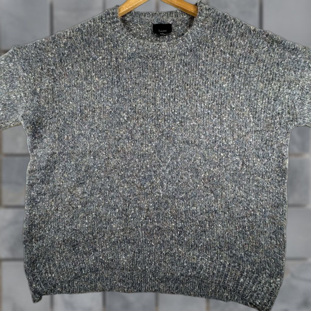 Vintage Lumiere Sweater Pullover Womens Size L Blue Crew Neck Long Sleeve Knit Regular Pattern Solid Size L / US 10 / IT 46 - 1 Thumbnail