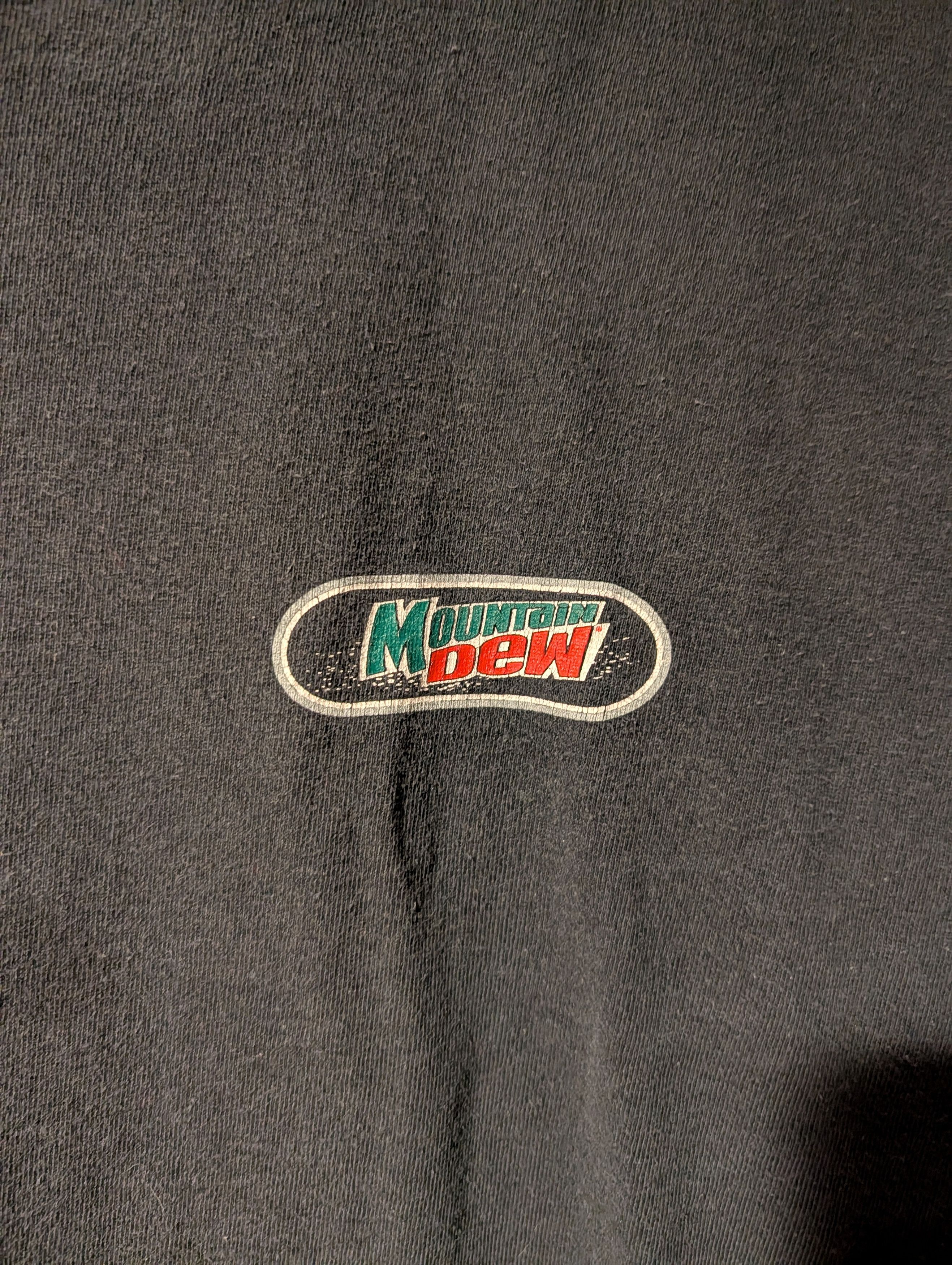 Mountain Dew Vintage 90s Mountain Dew Do the Dew Soda Promo T-Shirt Size US XXL / EU 58 / 5 - 4 Thumbnail