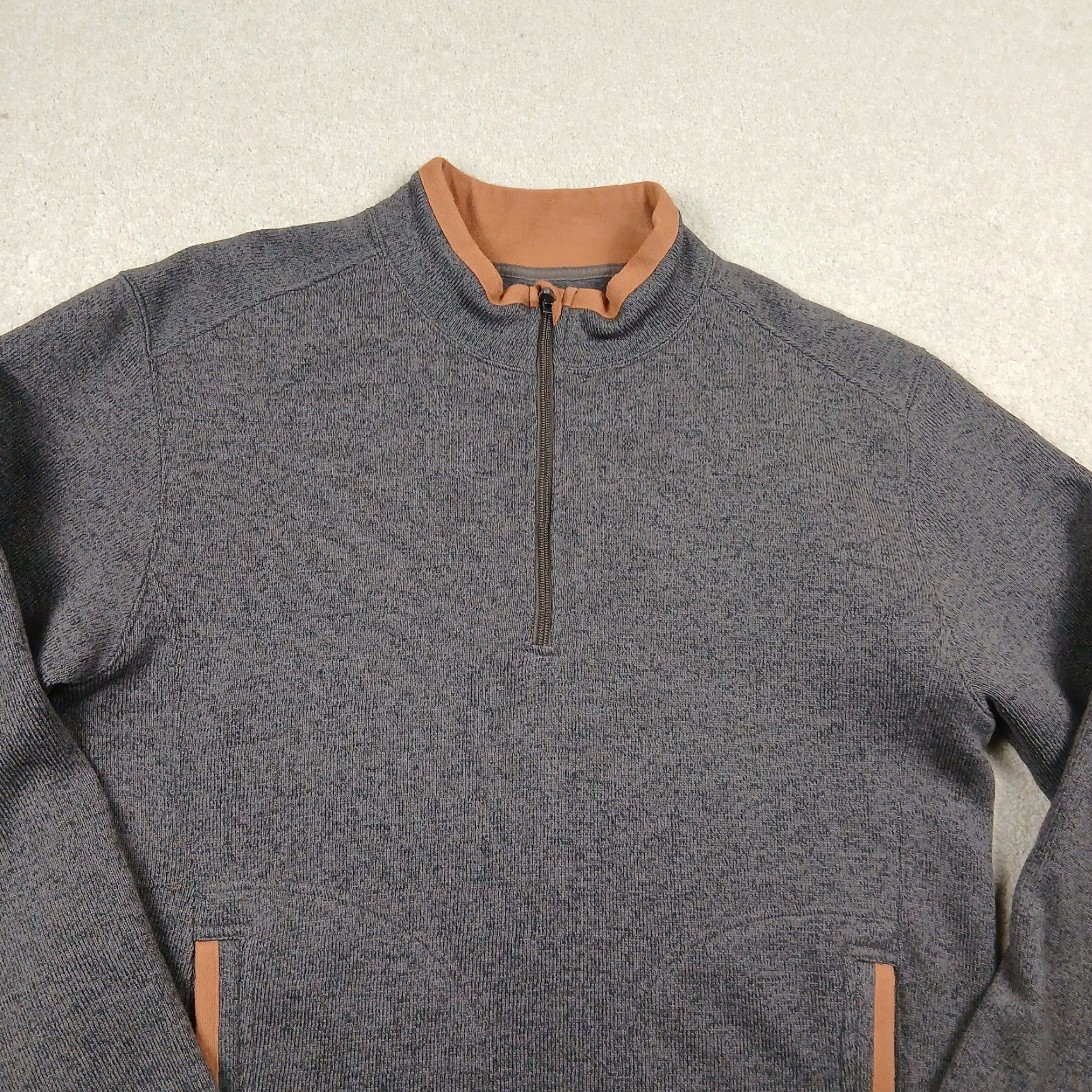 Life is Good Life Is Good 1/4 Zip Pullover Mens Large Gray Shirt Casual Outdoor Sports Golf Walking Size US L / EU 52-54 / 3 - 3 Thumbnail