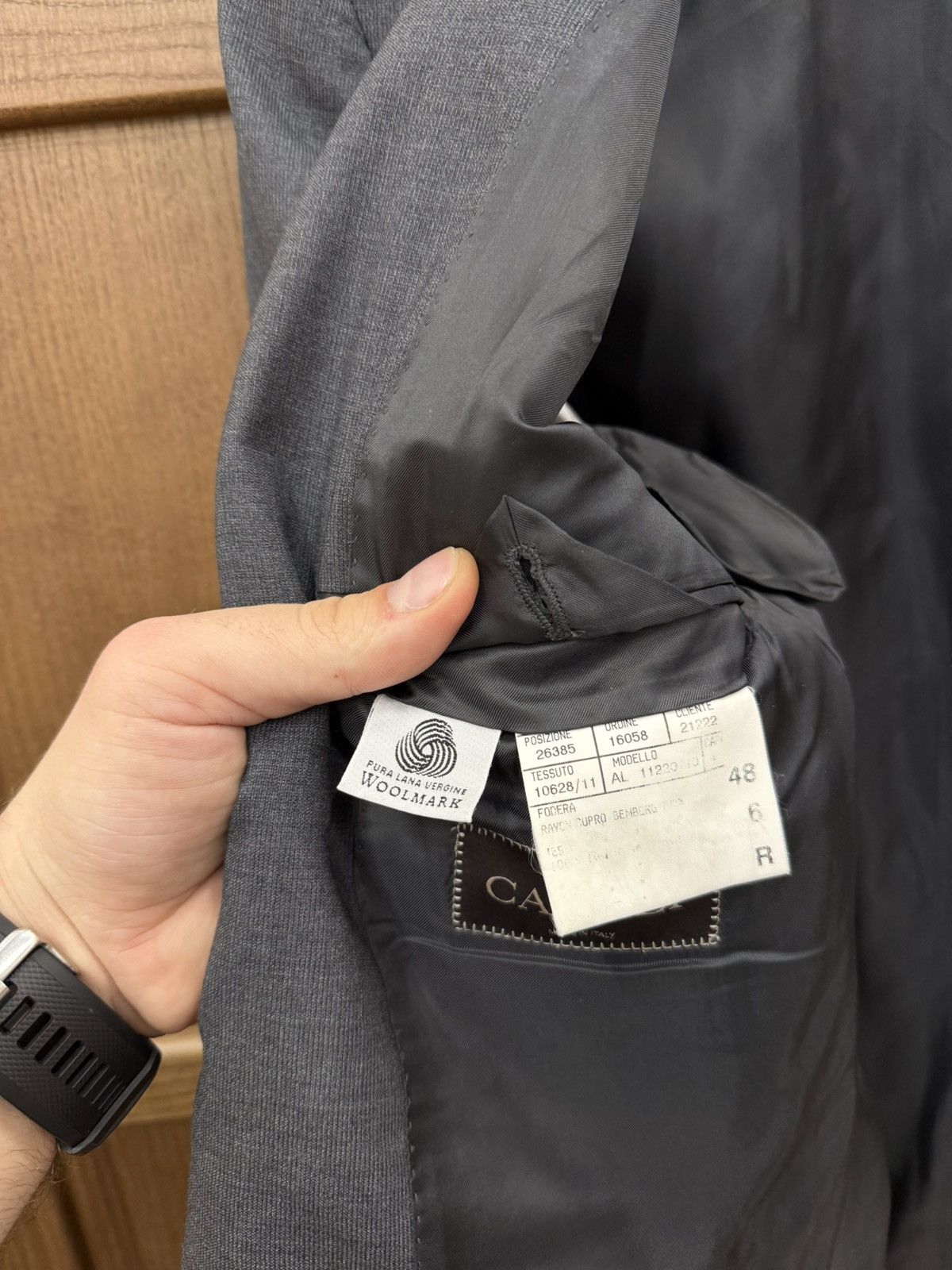 Canali Canali Gray Classic Blazer Two Button Size 38R - 8 Thumbnail