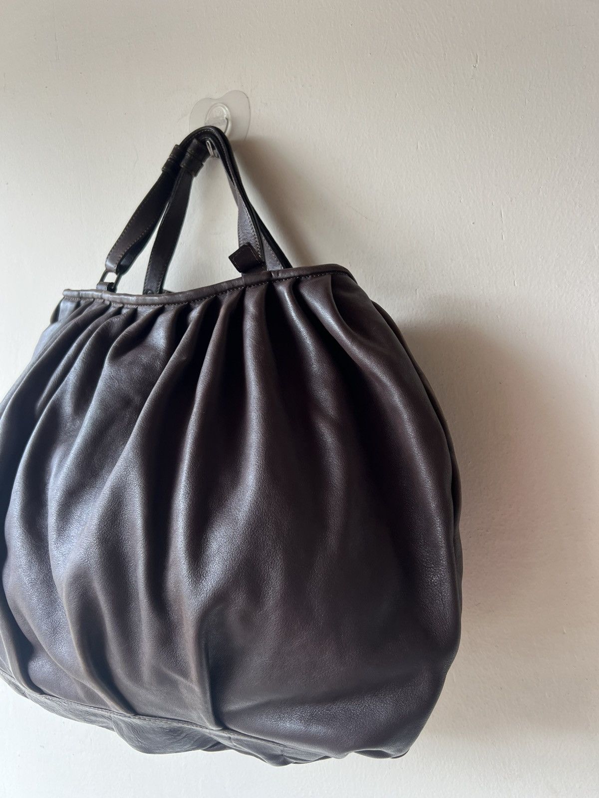 Leather Vintage SPIGA Italy Patina Brown Leather Bag Size ONE SIZE - 22 Thumbnail