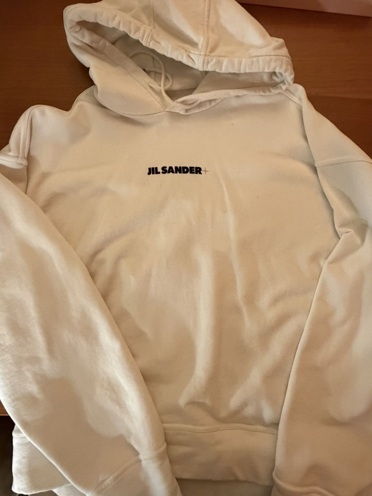 Jil Sander Off-White Jil Sander Hoodie Size US L / EU 52-54 / 3 - 1 Thumbnail