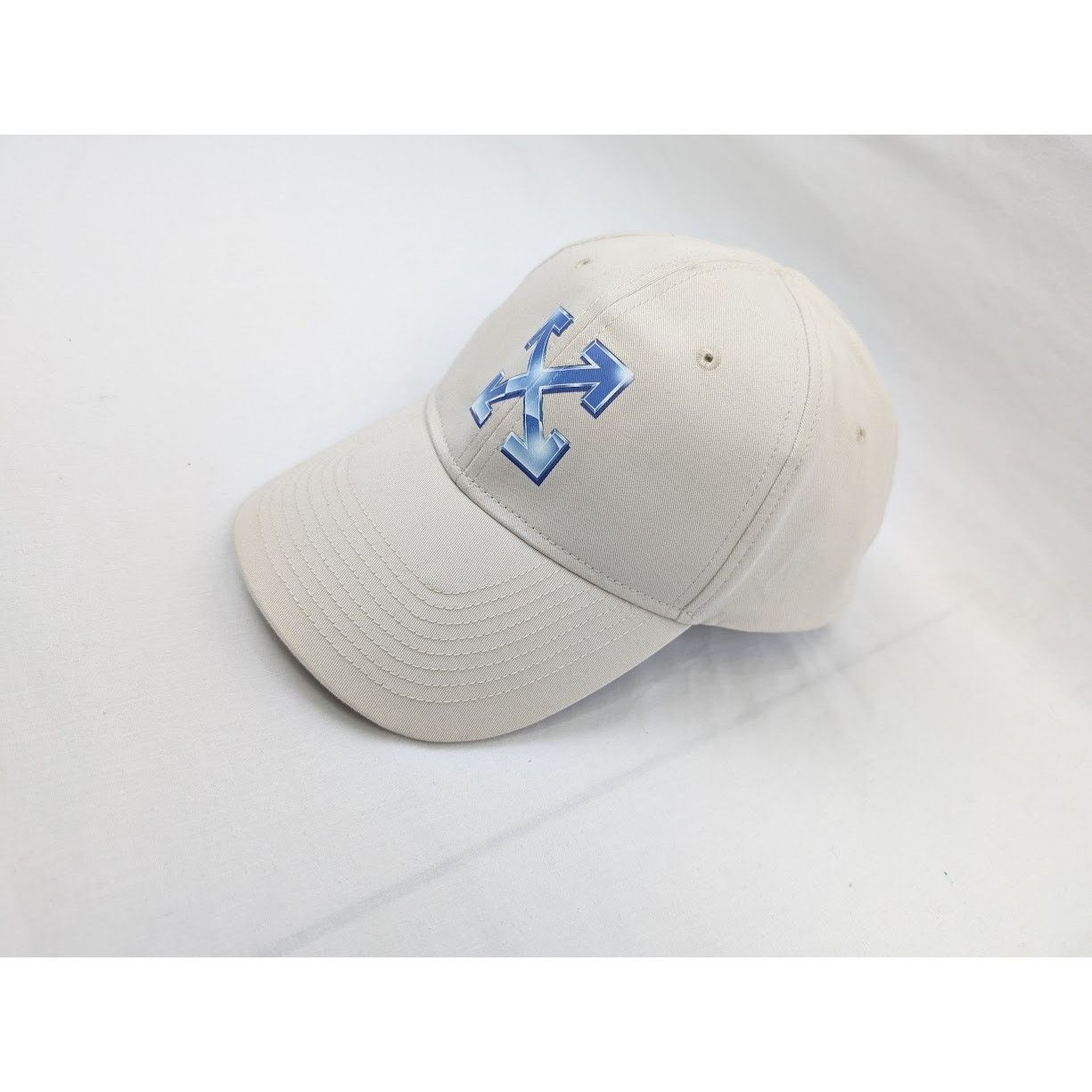 Off-White o1rshd1 Size: OS / Metal Bone Baseball Cap / Hat Light Blue Size ONE SIZE - 6 Thumbnail