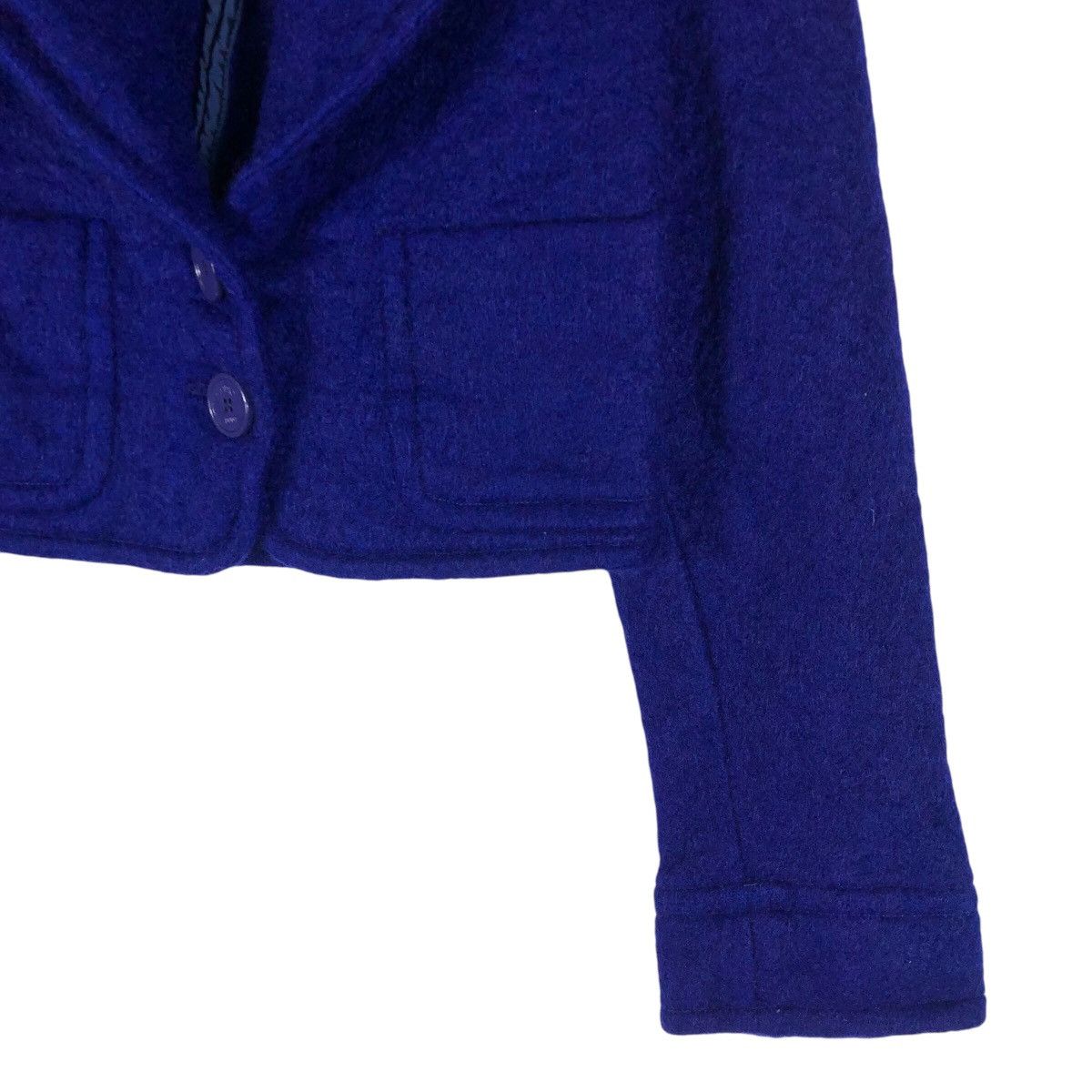 Gianfranco Ferre GIANFRANCO FERRE 0001 Wool Cropped Blazer Jacket Size US S / EU 44-46 / 1 - 4 Thumbnail