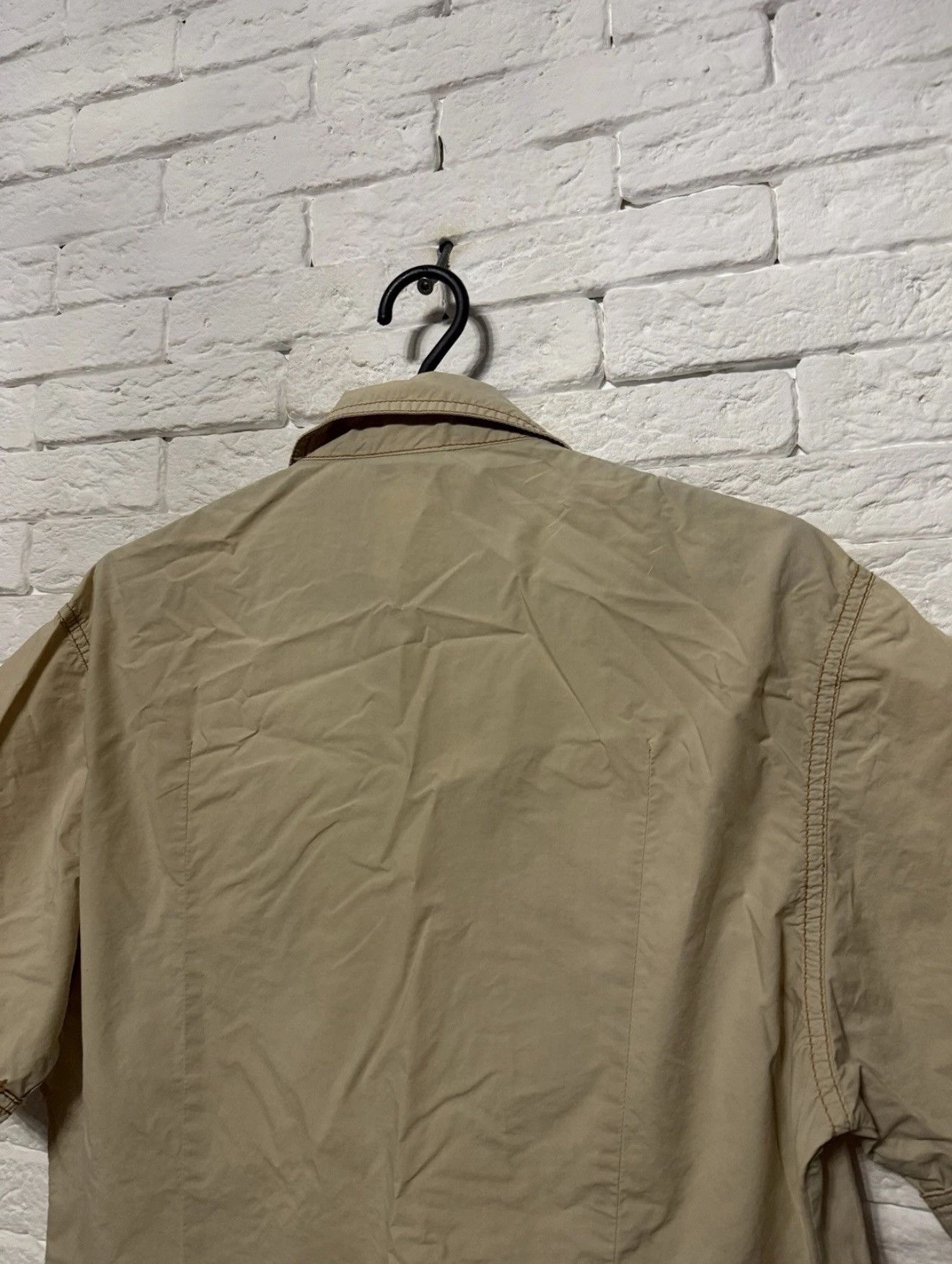 Dolce & Gabbana Rare Vintage Dolce & Gabbana Nylon Safari Shirt Huge Logo Size US XL / EU 56 / 4 - 8 Thumbnail