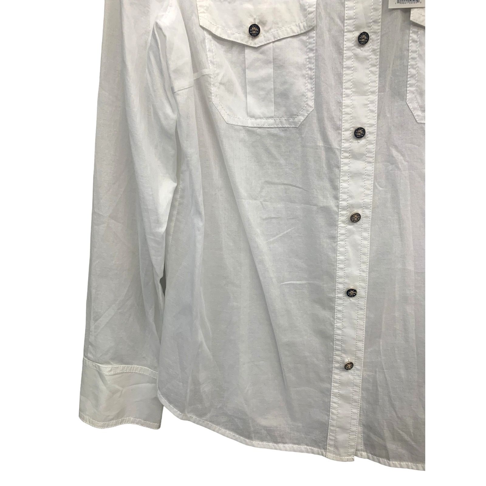 Tory Burch NWT Tory Burch White Button Up Shirt Brigette Shirt sz 10 Size L / US 10 / IT 46 - 7 Thumbnail