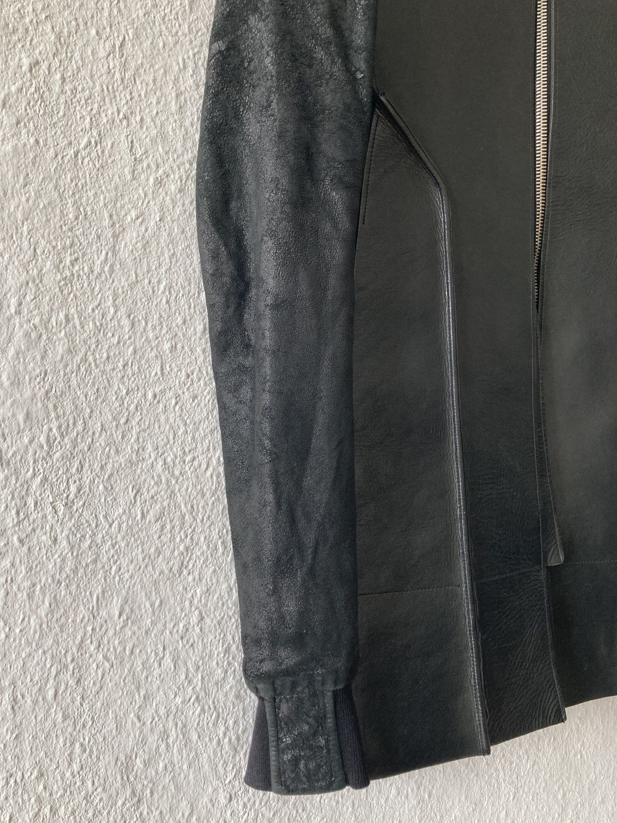 Rick Owens S/S 11 „ANTHEM“ Blistered Lamb Calf Leather Jacket M Size US M / EU 48-50 / 2 - 9 Thumbnail