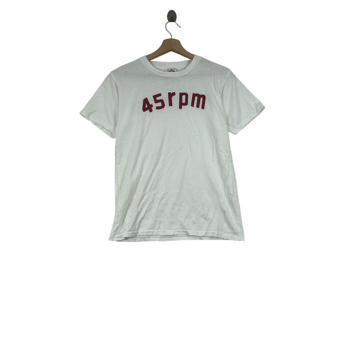 45rpm × Japanese Brand Japanese Brand 45 RPM STUDIO Japan Script T-Shirt Size XS / US 0-2 / IT 36-38 - 1 Thumbnail