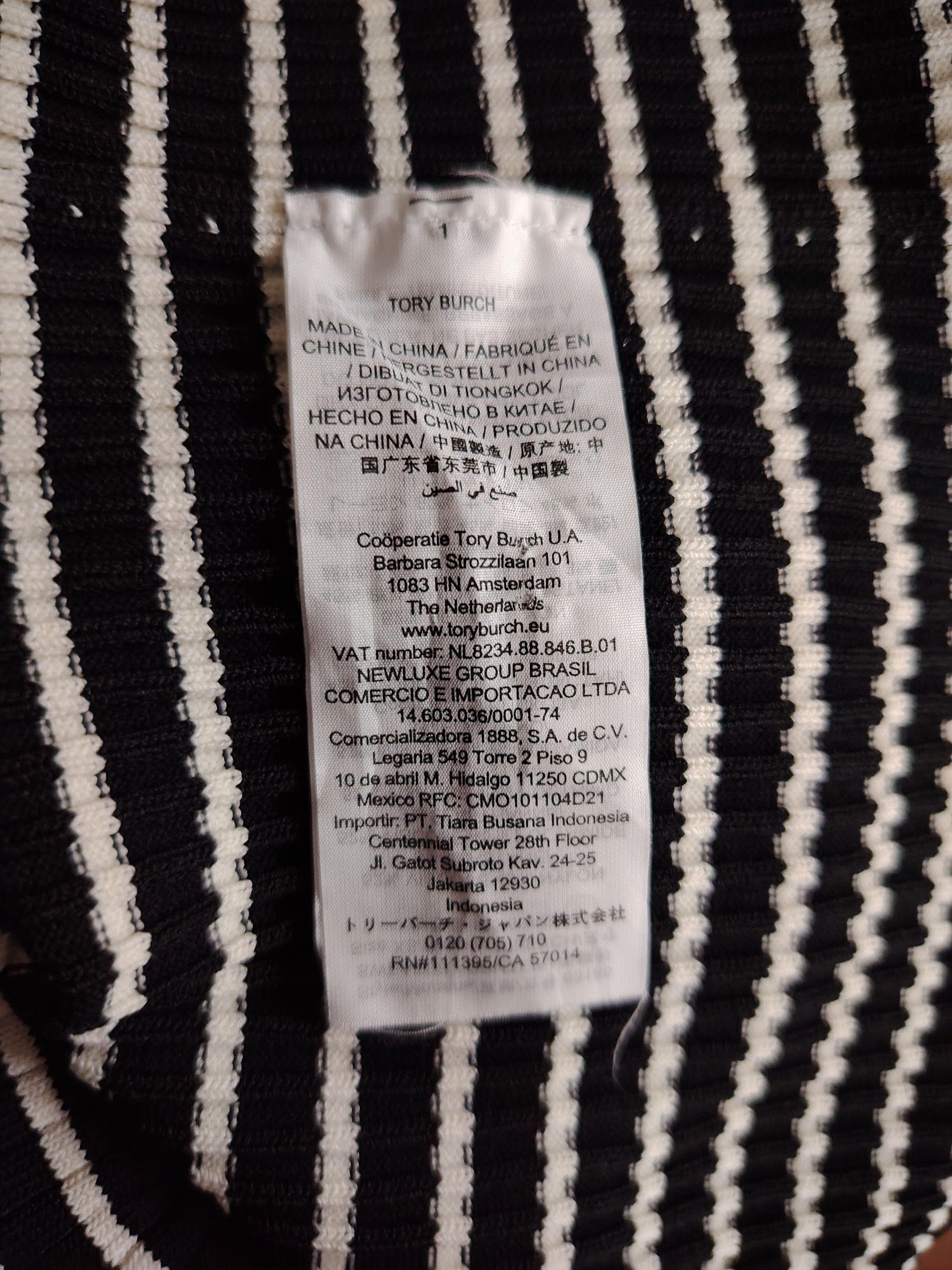 Tory Burch Tory Burch striped ribbed Tech knit Size XS / US 0-2 / IT 36-38 - 9 Thumbnail