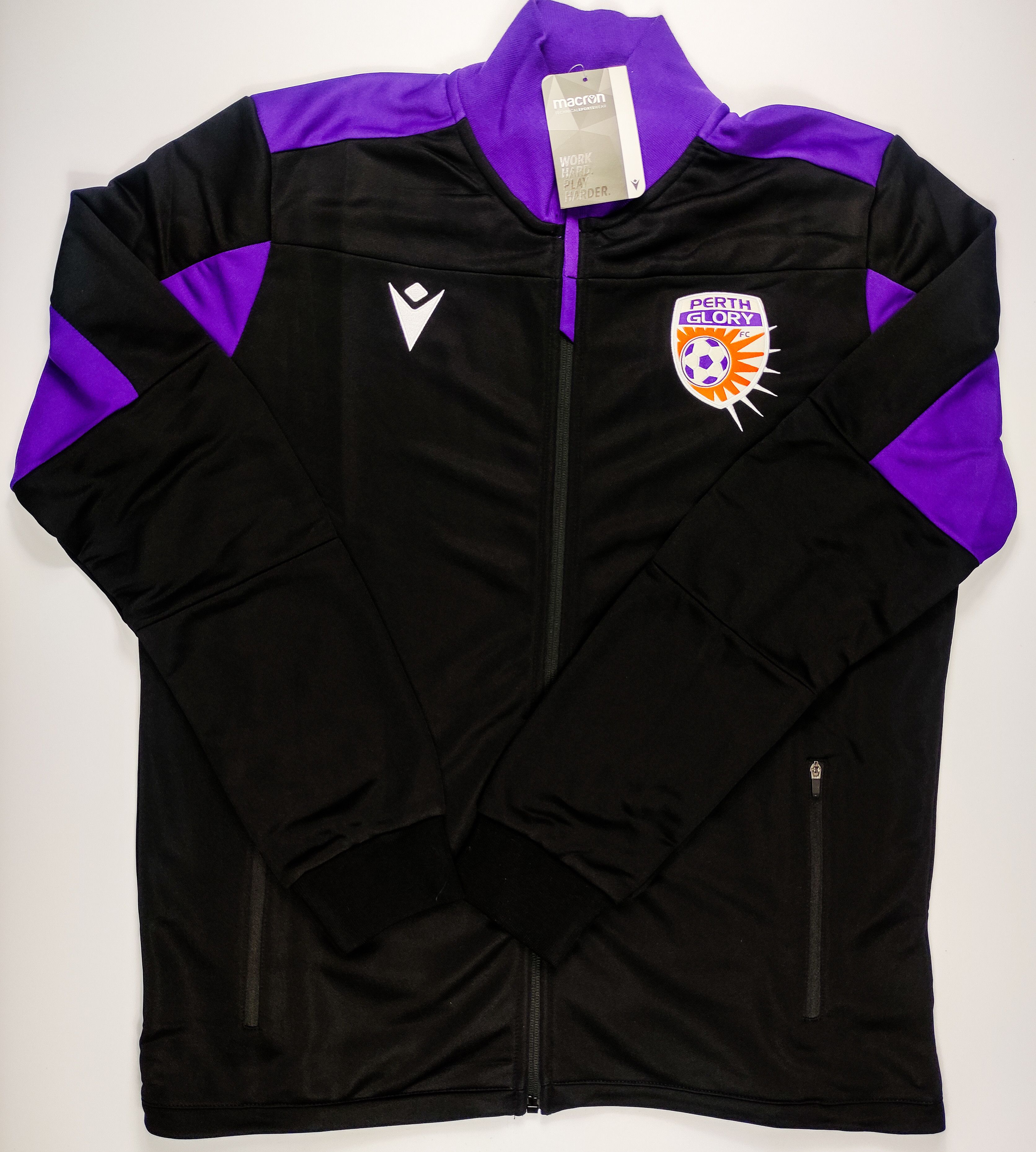 Macron Perth Glory Macron Anthem Travel Jacket Track Tracksuit Size US XL / EU 56 / 4 - 1 Thumbnail