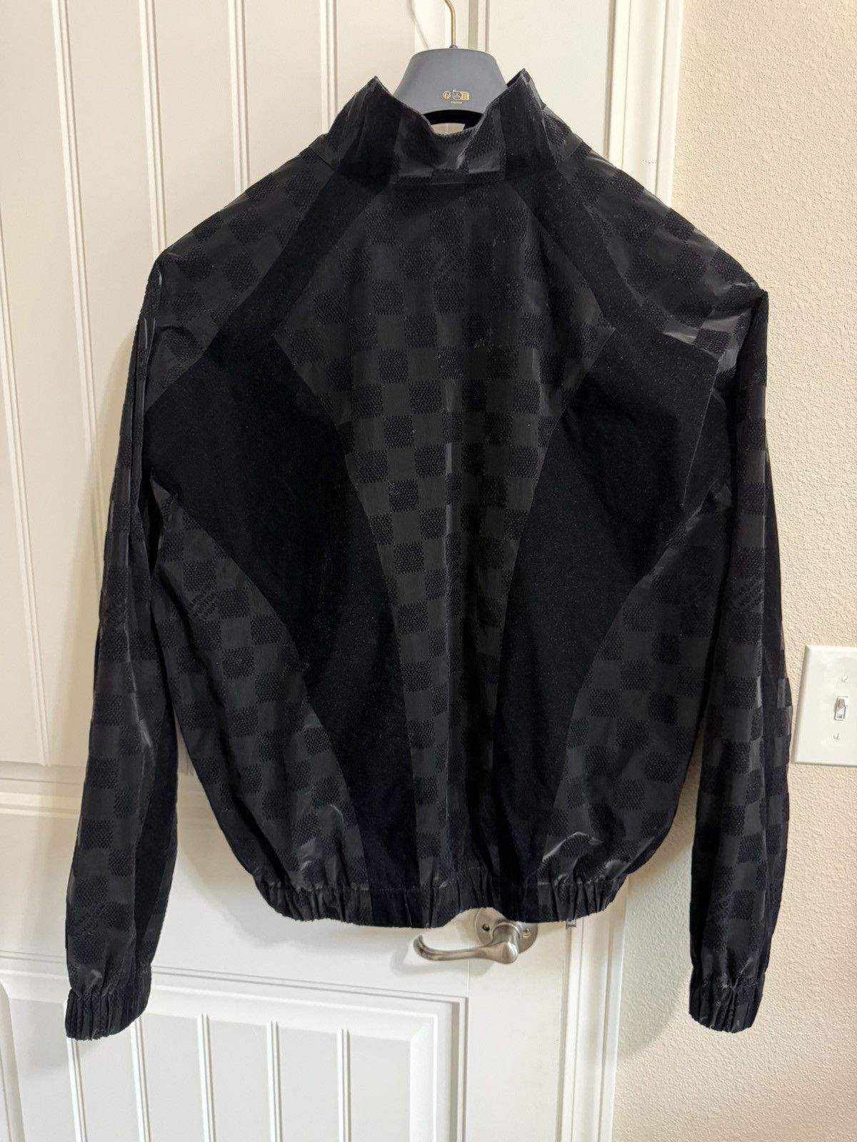 Louis Vuitton Louis Vuitton Flocked Damier Technical Tracksuit Top Size US L / EU 52-54 / 3 - 5 Thumbnail