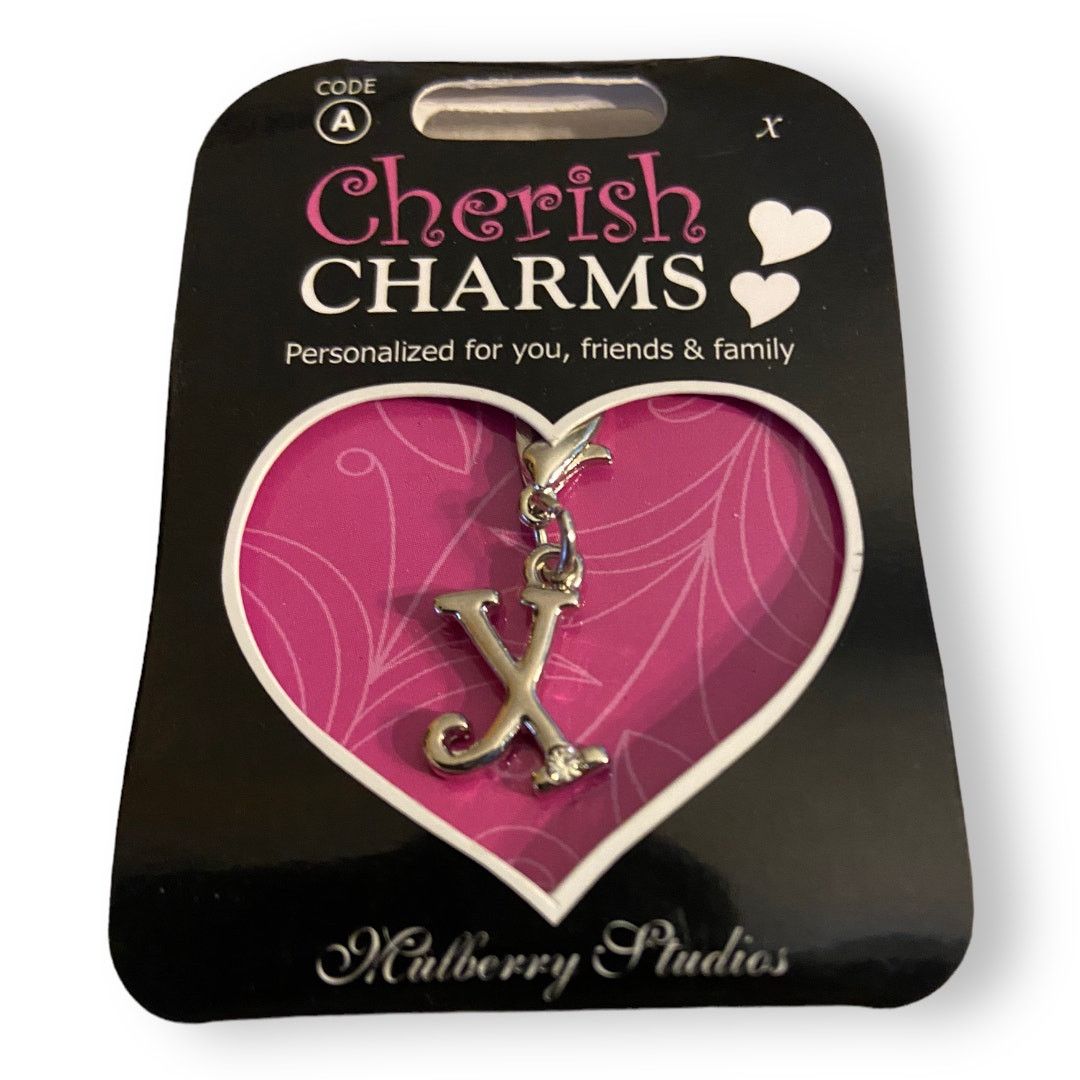 Other Cherish Charms X Monogram Initial Bracelet Charm NEW NWT Size ONE SIZE - 1 Thumbnail